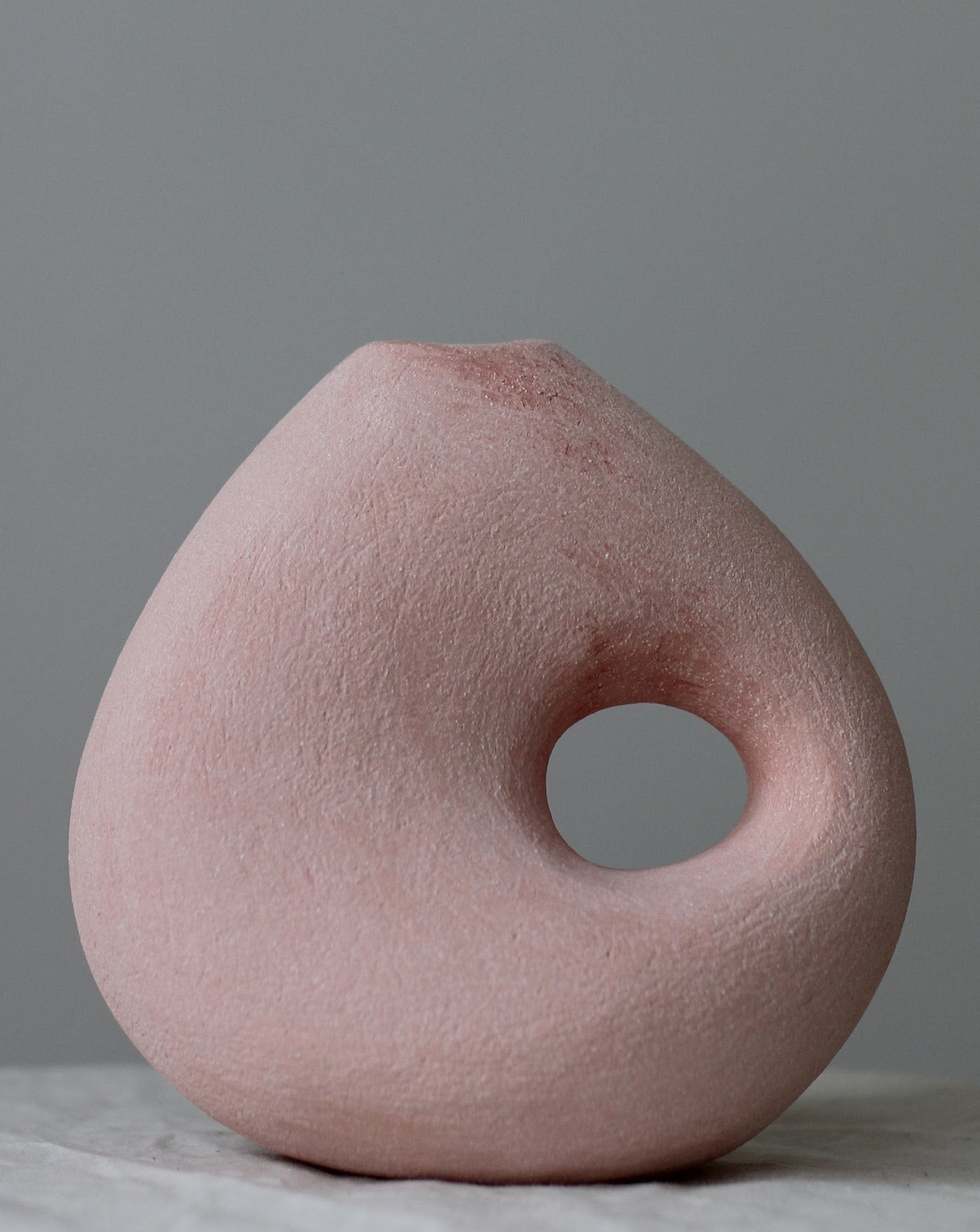 Pleomorph Pink Sculptural Vase
