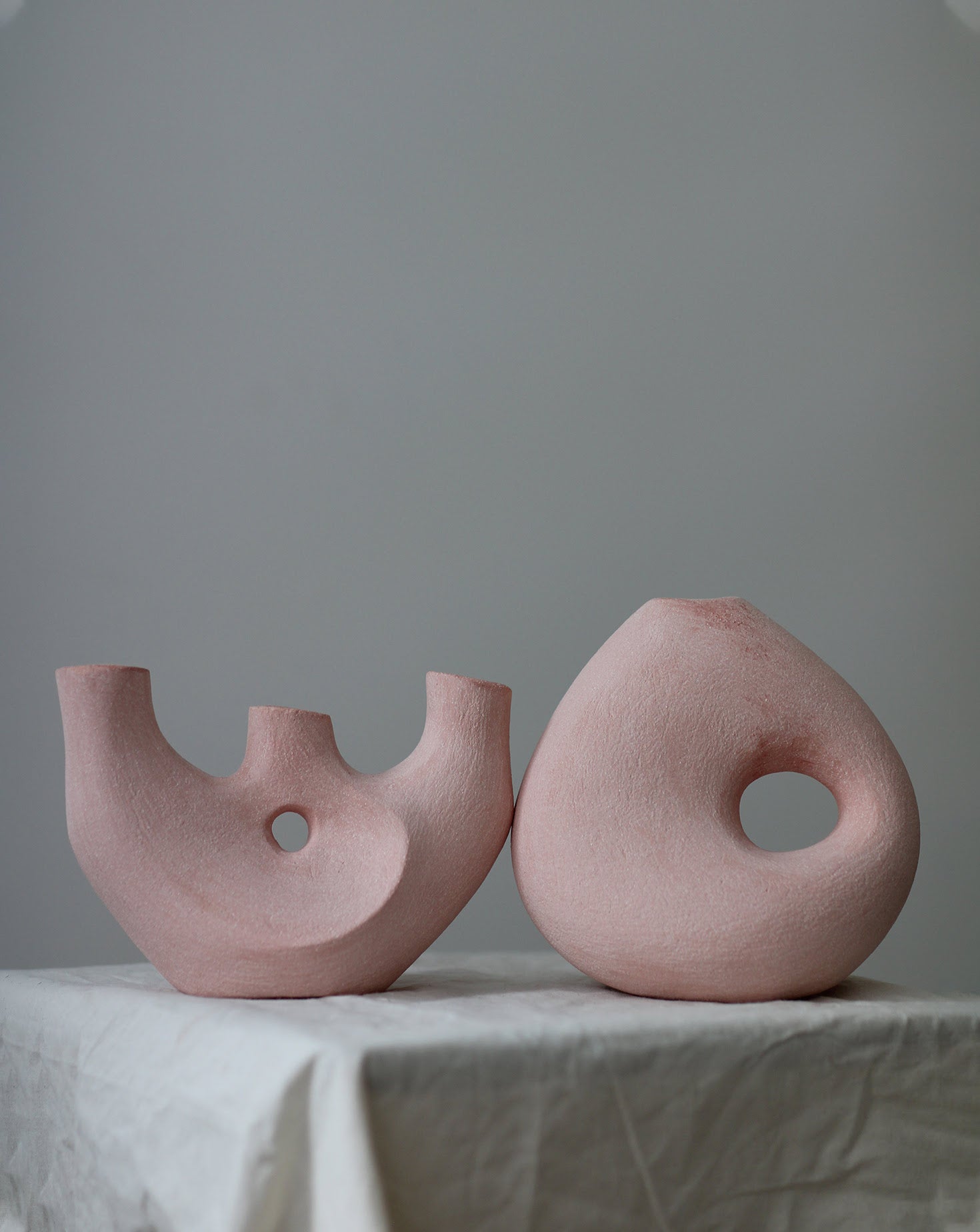 Pleomorph Pink Sculptural Vase