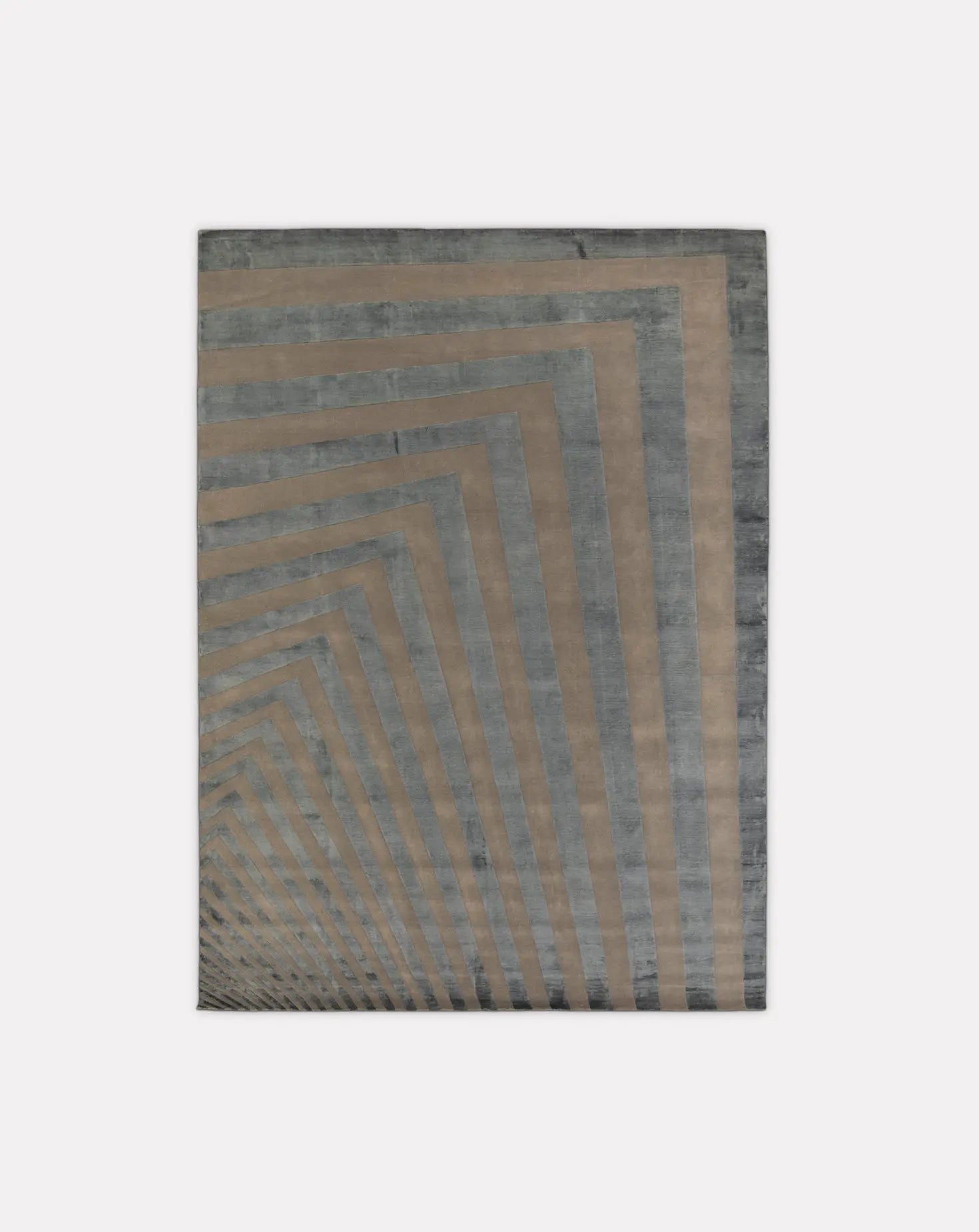Rays Wool and Silk Rug Sahrai Milano