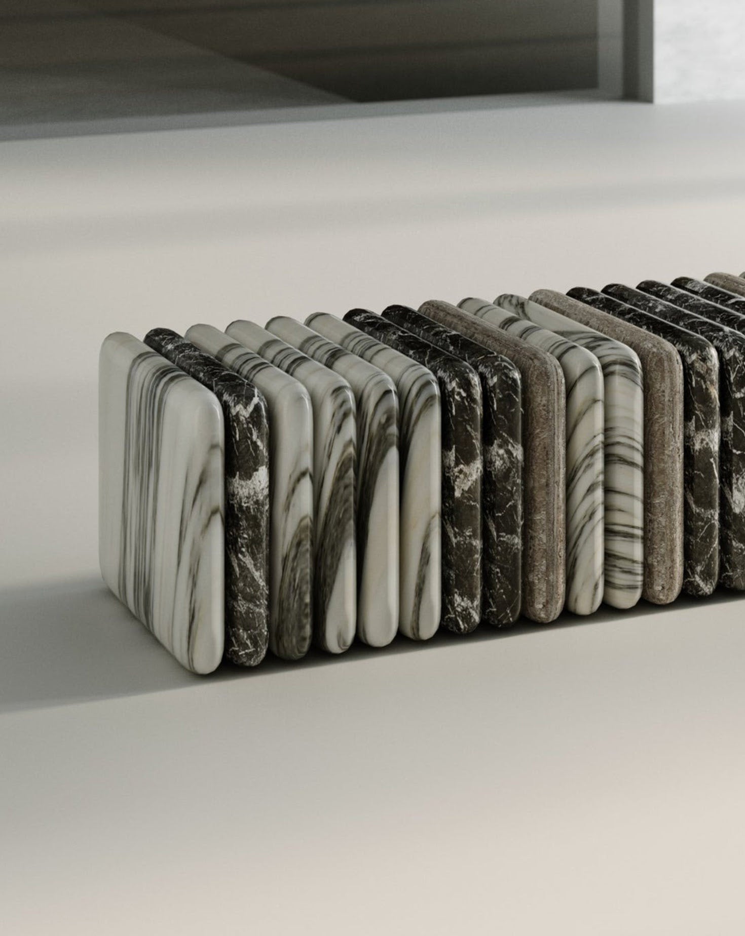 Riva Marble Bench