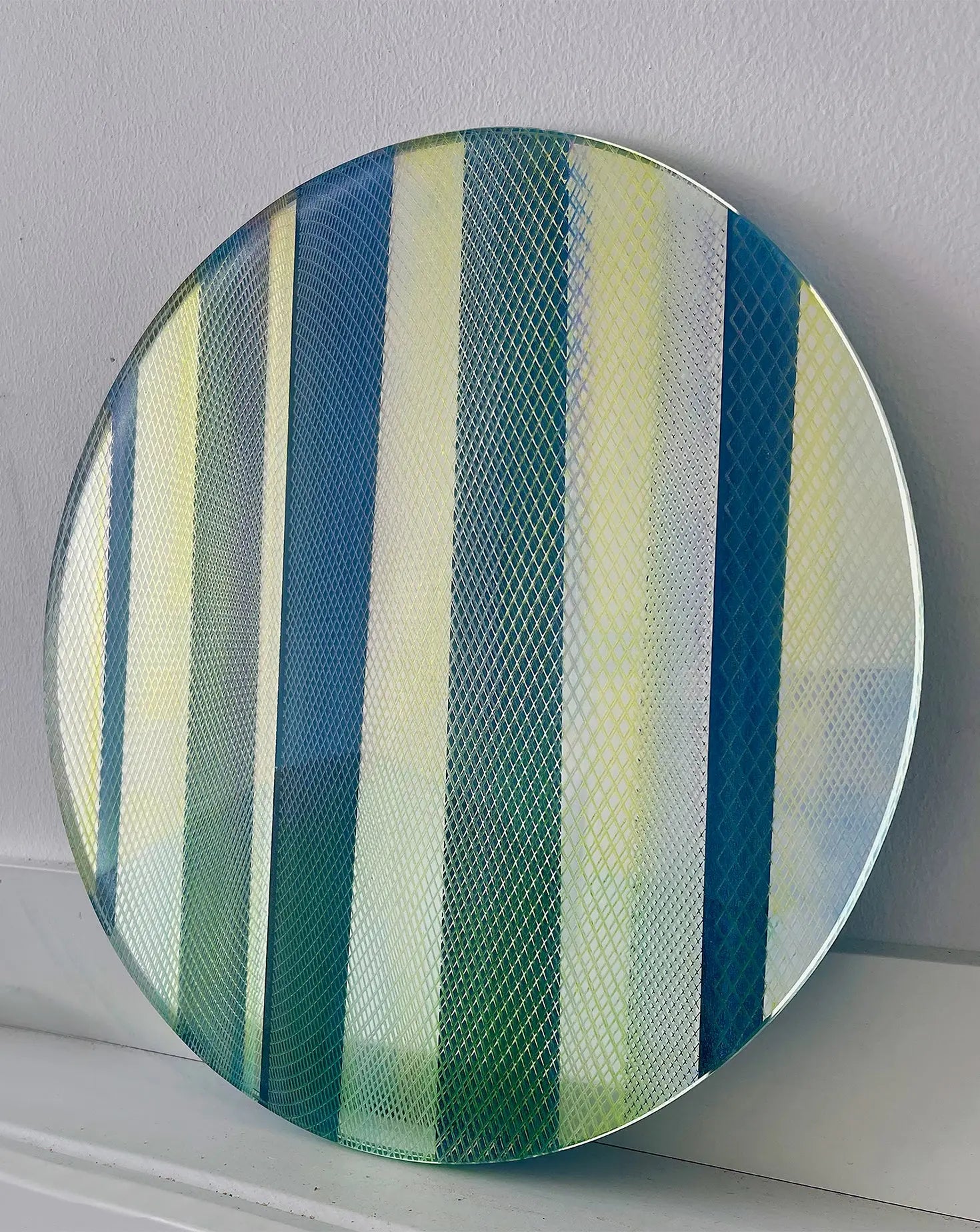 Set of 3 Half-Light Silver Mirror Elizabeth Kent Studio