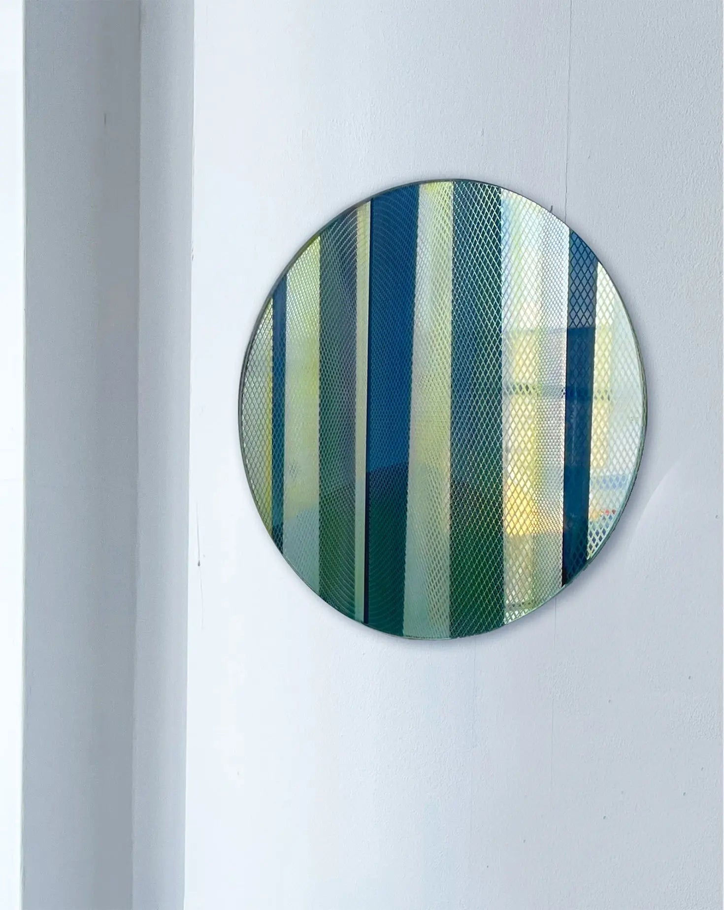 Set of 3 Half-Light Silver Mirror Elizabeth Kent Studio