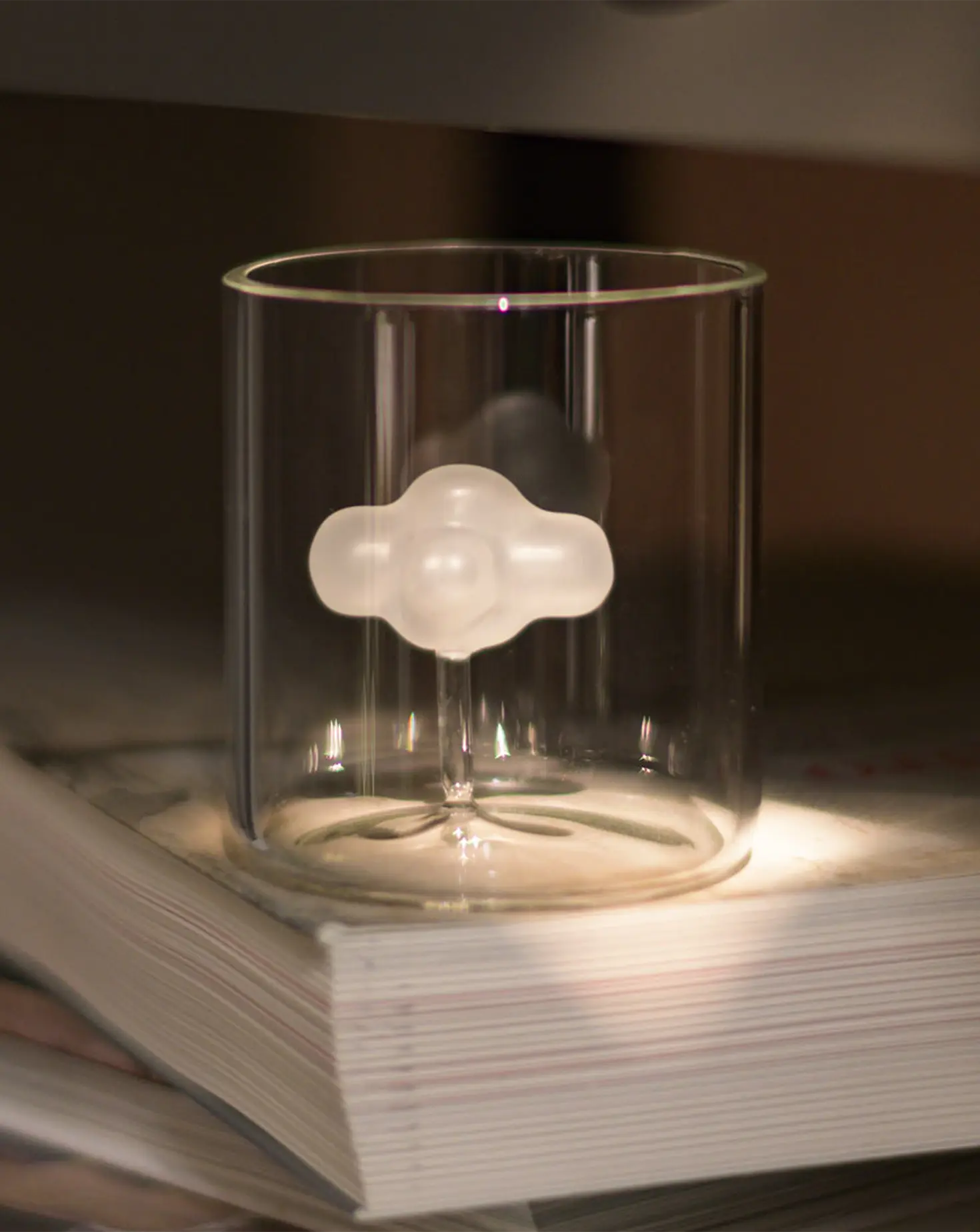 Set of 4 Cloud Glasses and Blue Jug Casarialto