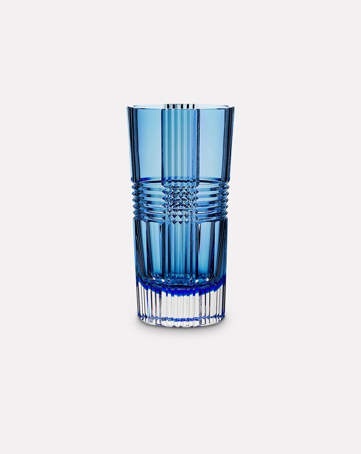 Set of 6 Blue Viden Highball Glasses Artel