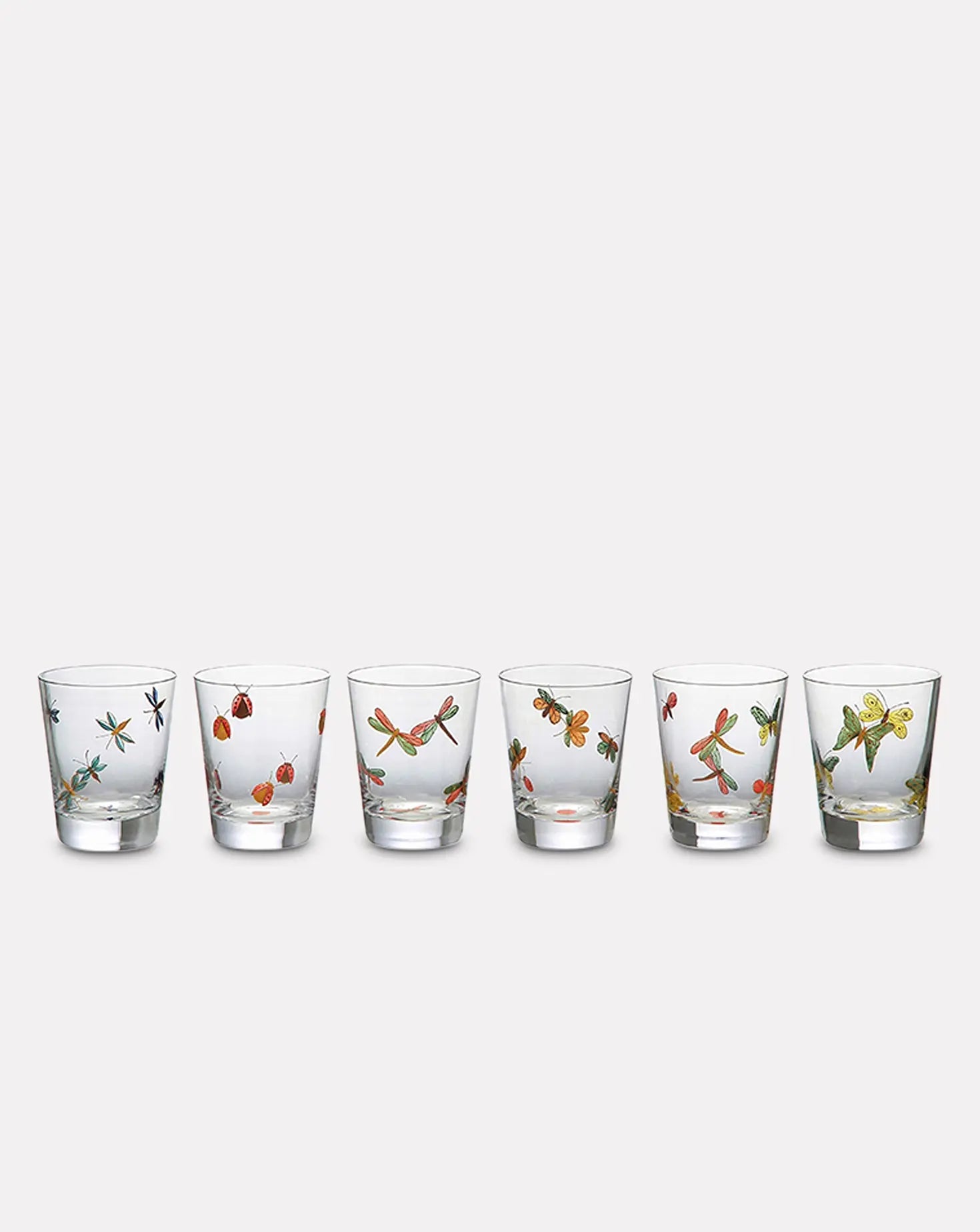 Set of 6 Fly Fusion Glasses Artel