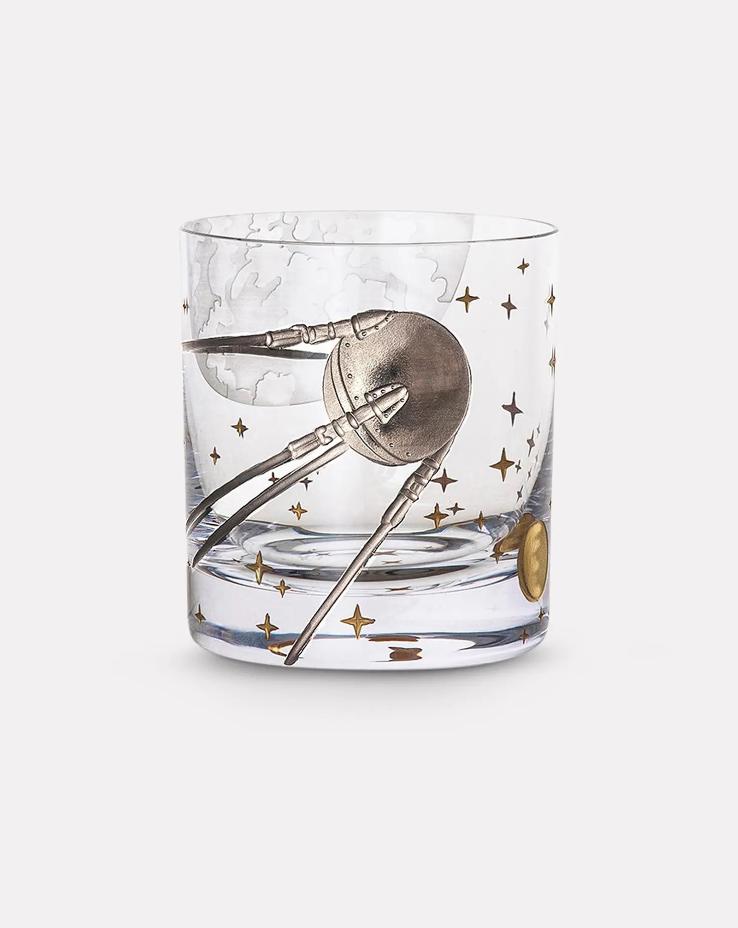 Set of 6 Gilded Sputnik Space DOF Glasses Artel