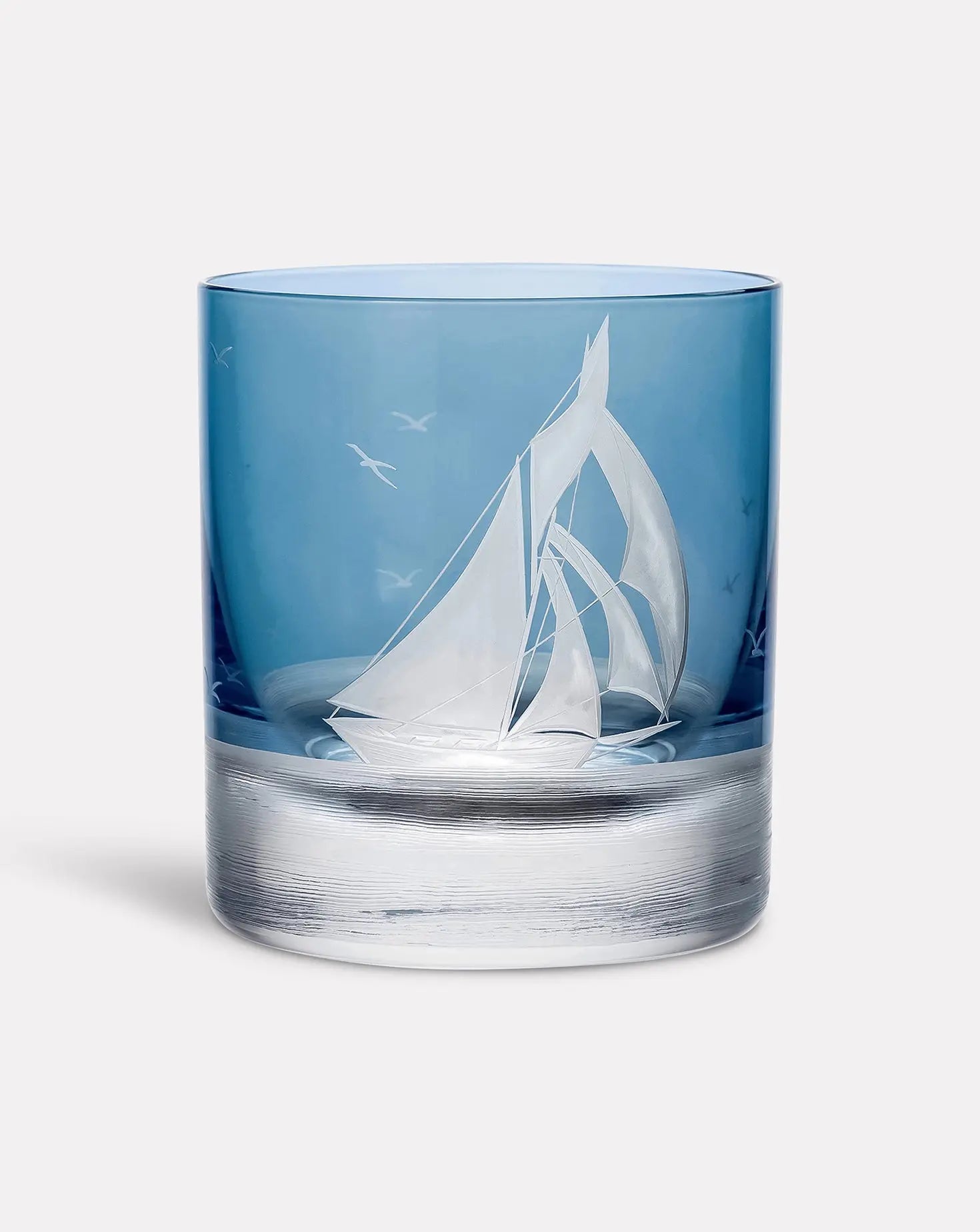 Set of 6 Golden Age of Yachting DOF Glasses Artel