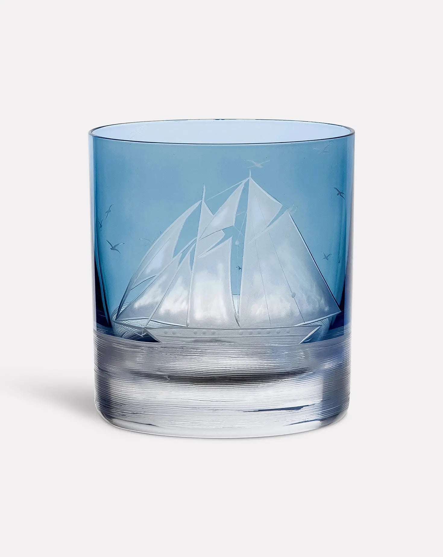 Set of 6 Golden Age of Yachting DOF Glasses Artel