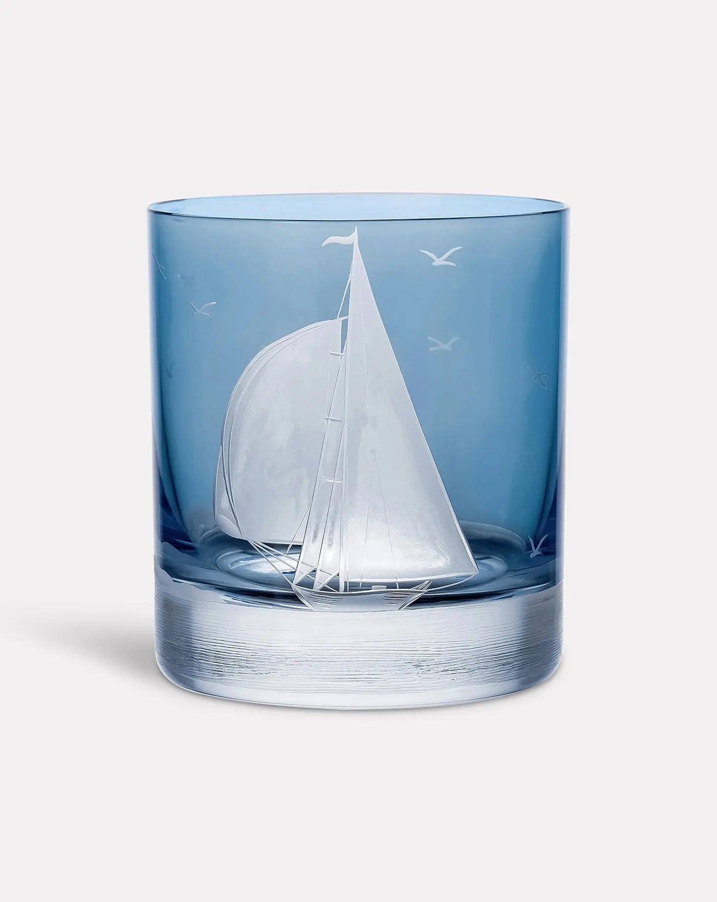 Set of 6 Golden Age of Yachting DOF Glasses Artel