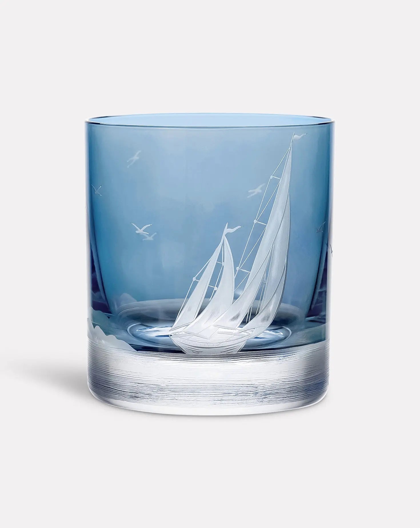 Set of 6 Golden Age of Yachting DOF Glasses Artel