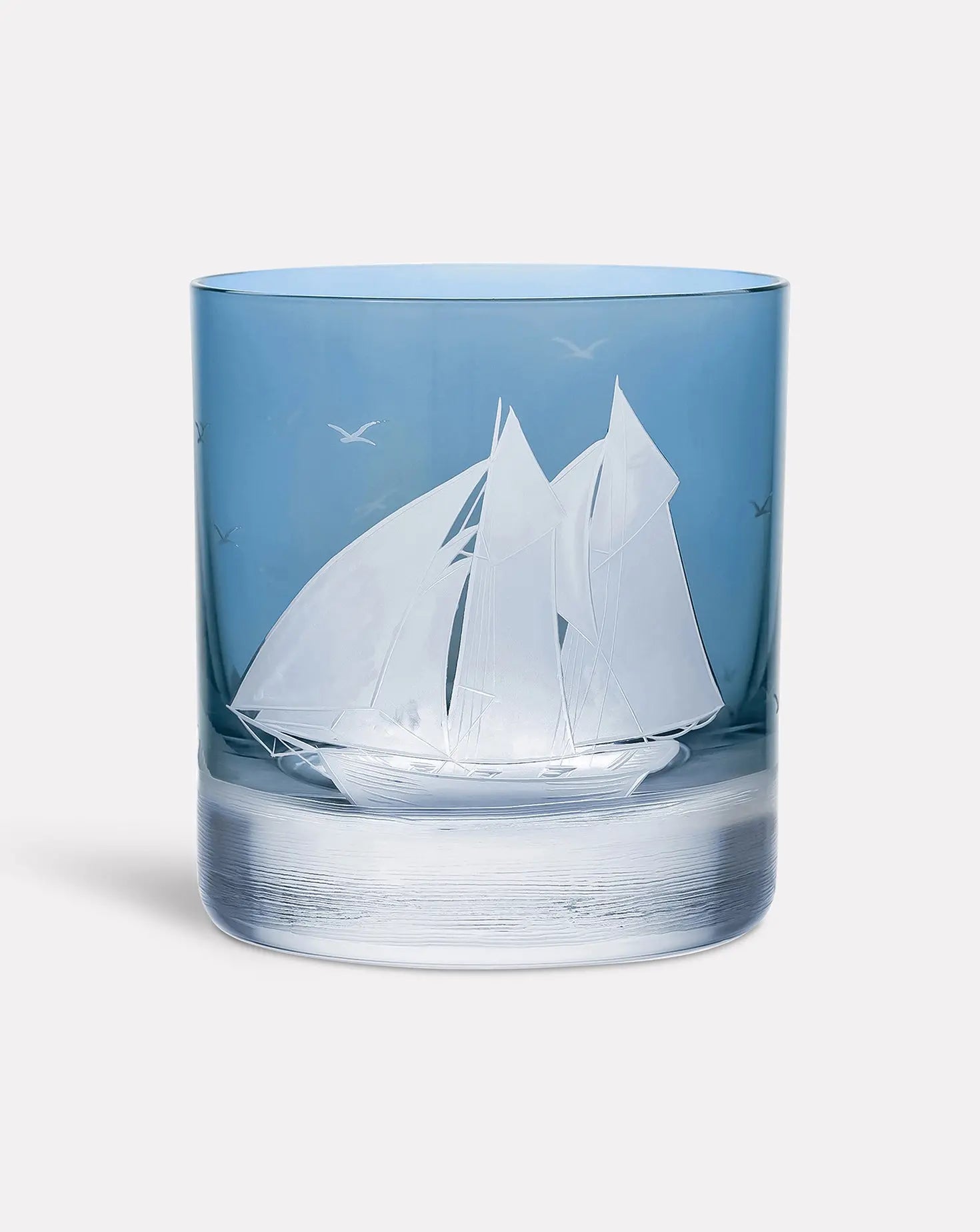 Set of 6 Golden Age of Yachting DOF Glasses Artel