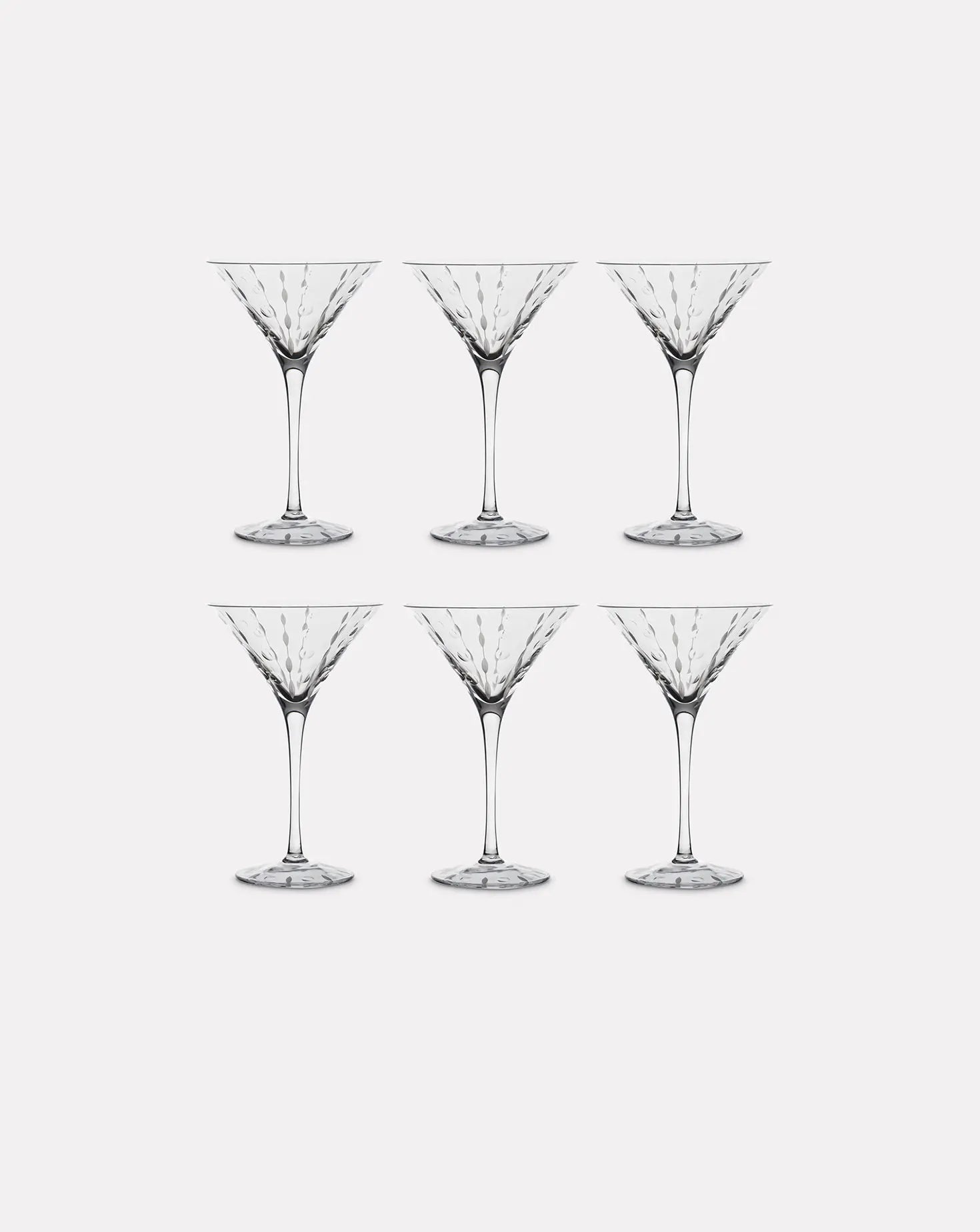 Set of 6 Perla Cocktail Glasses Artel