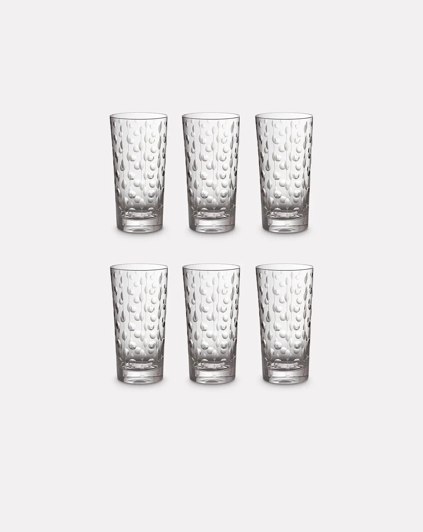 Set of 6 Perla Highball Glasses Artel