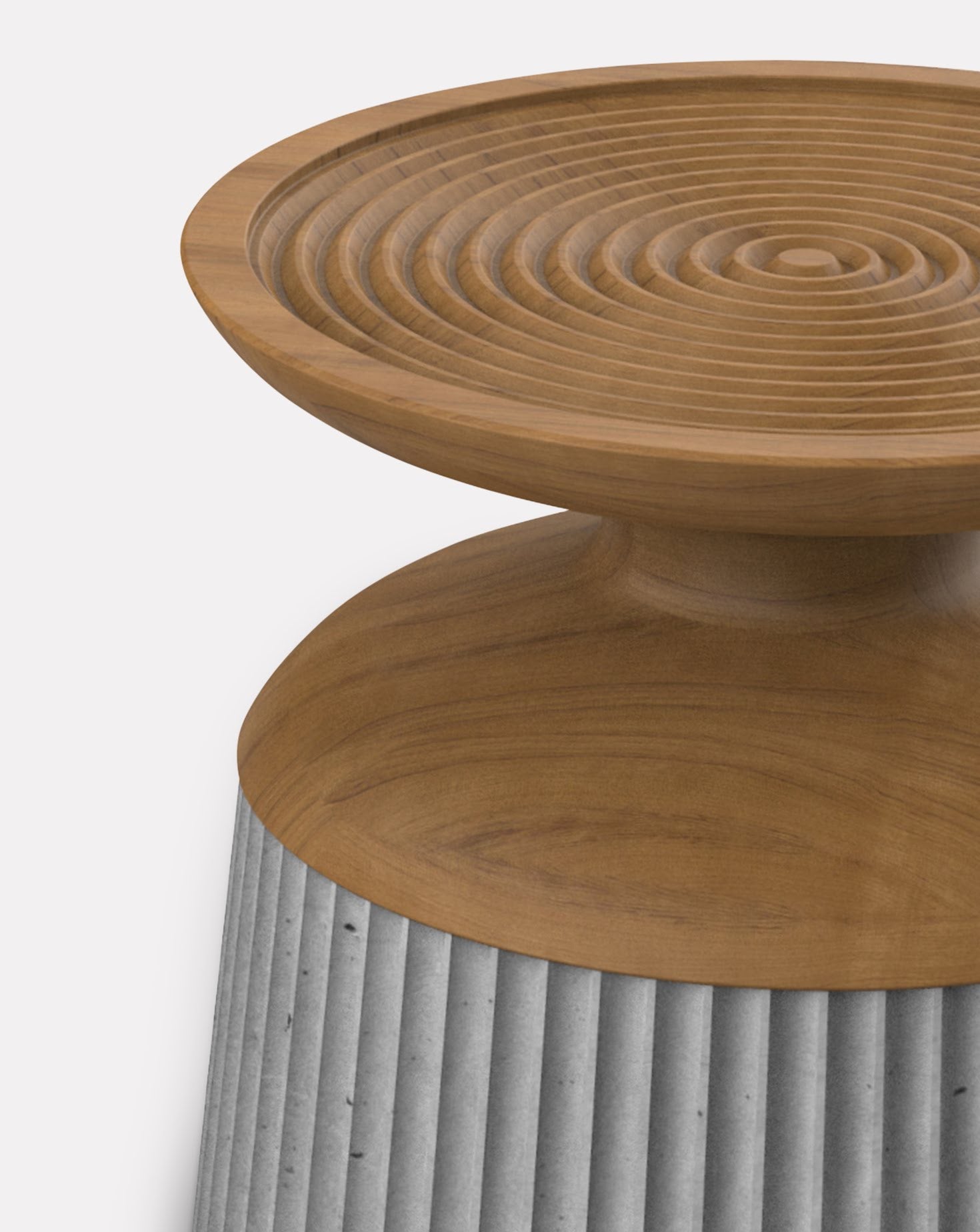 Shail Pods I Wood Side Table