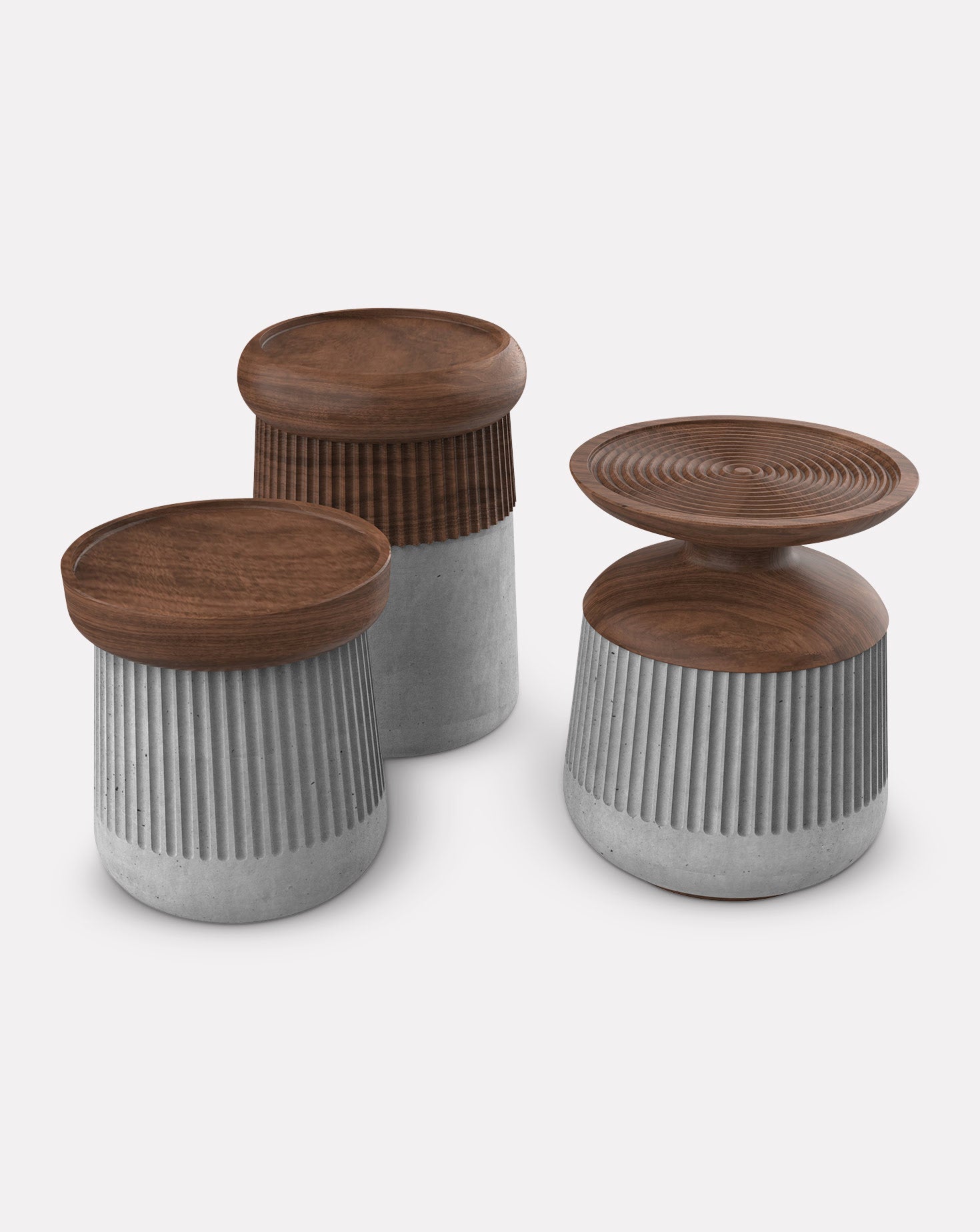 Shail Pods II Wood Side Table