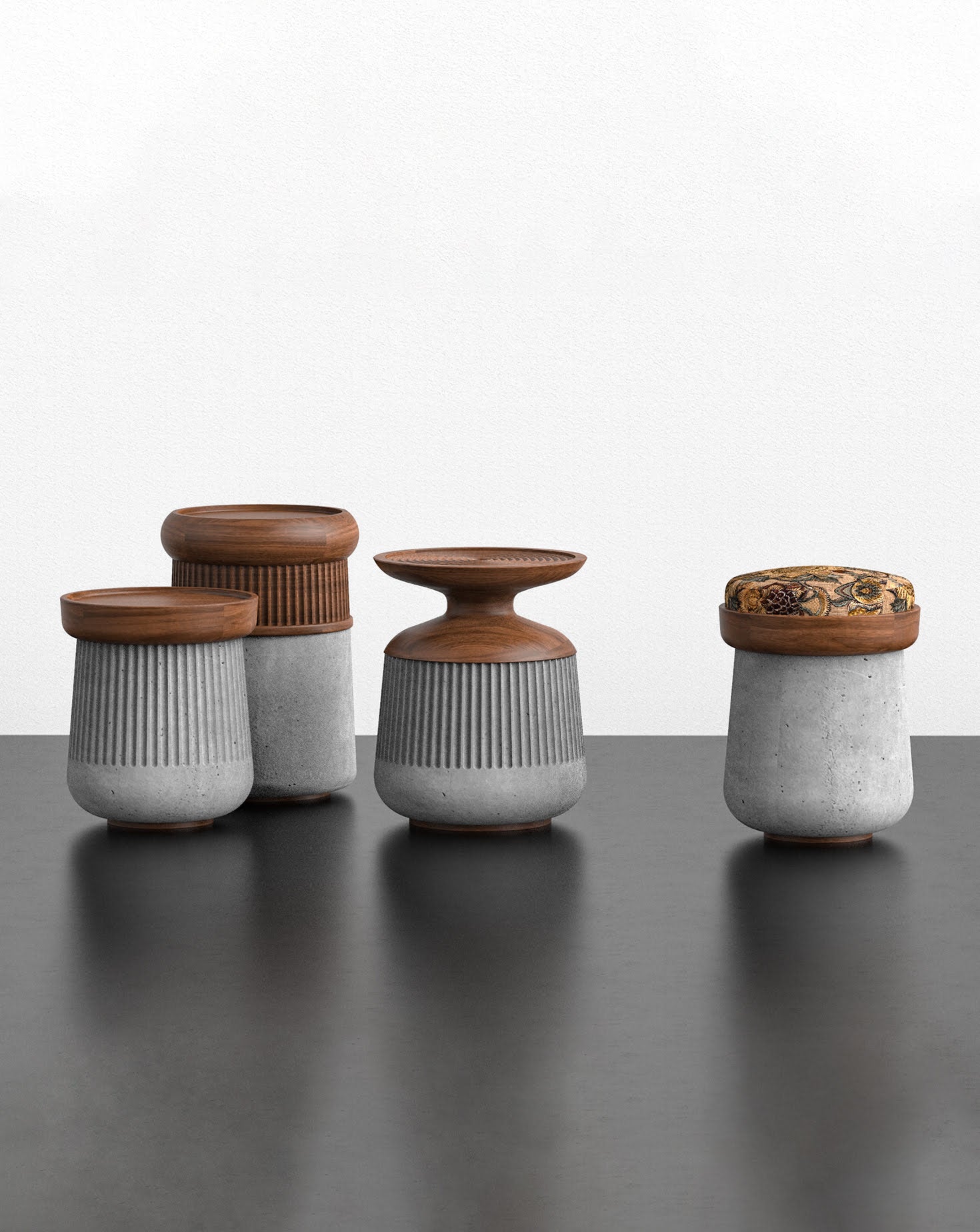 Shail Pods II Wood Side Table