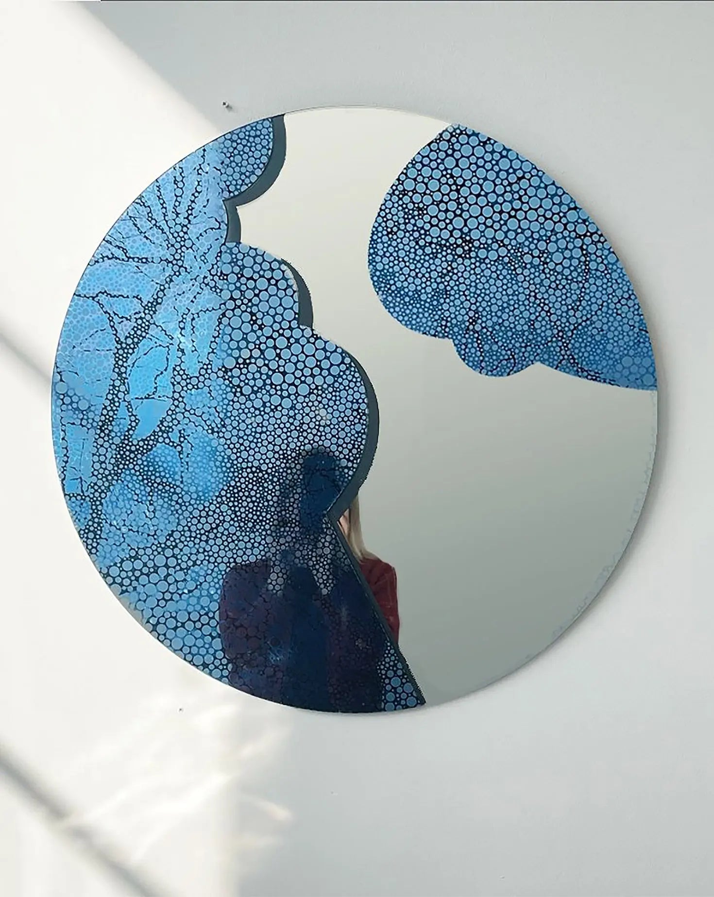 Silhouette Blue Mirror Elizabeth Kent Studio