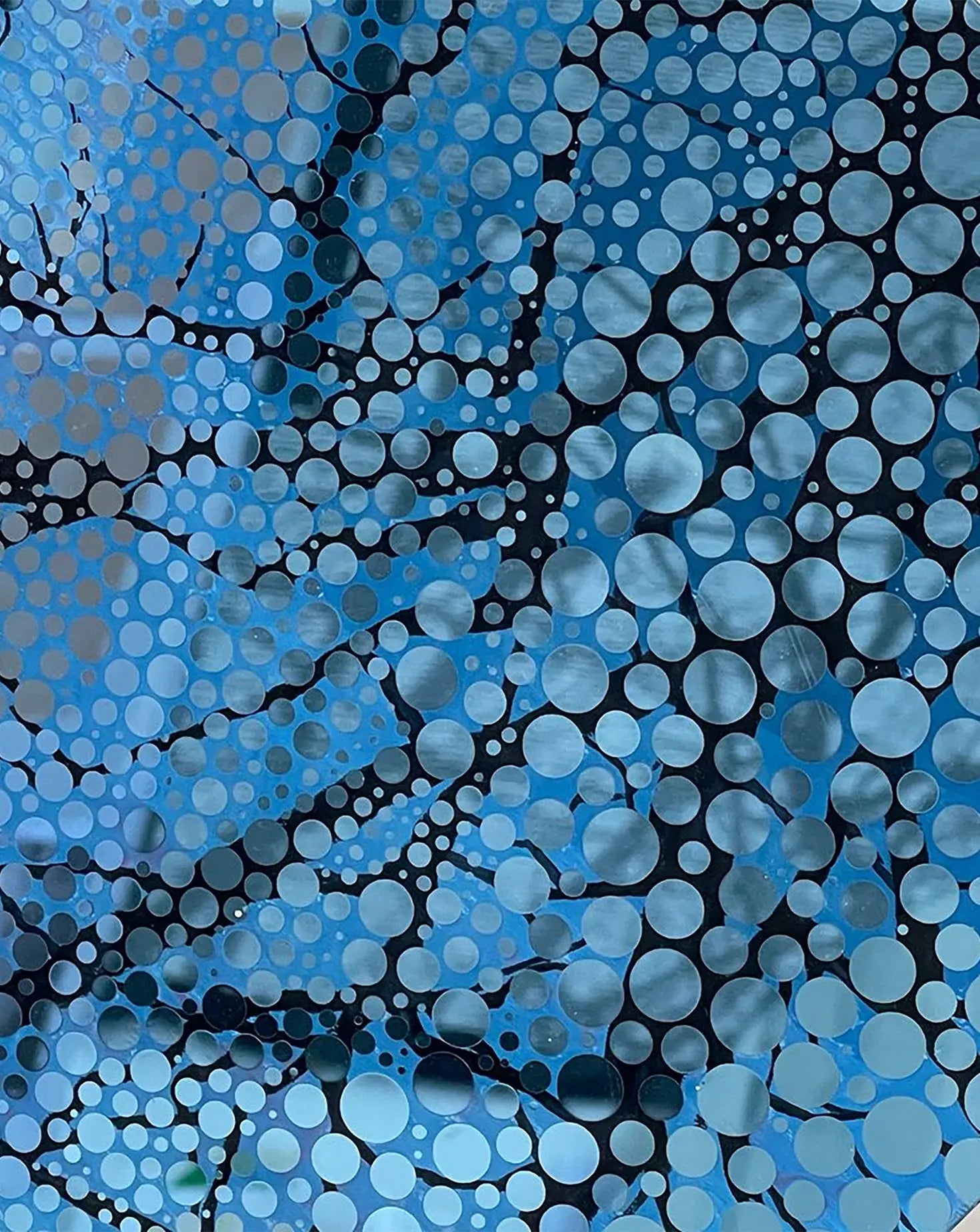 Silhouette Blue Mirror Elizabeth Kent Studio