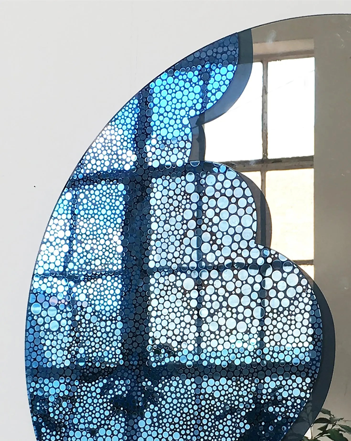 Silhouette Blue Mirror Elizabeth Kent Studio