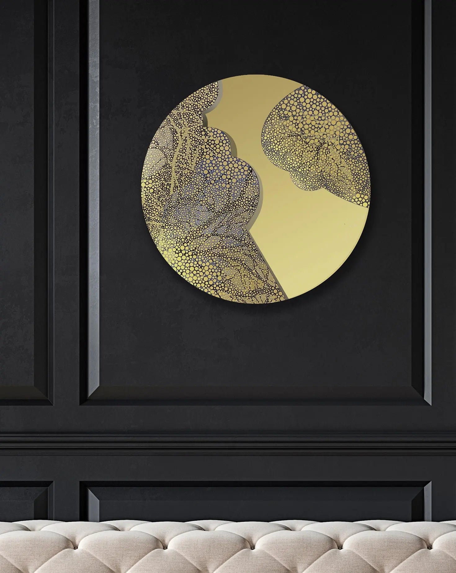 Silhouette Gold Mirror Elizabeth Kent Studio