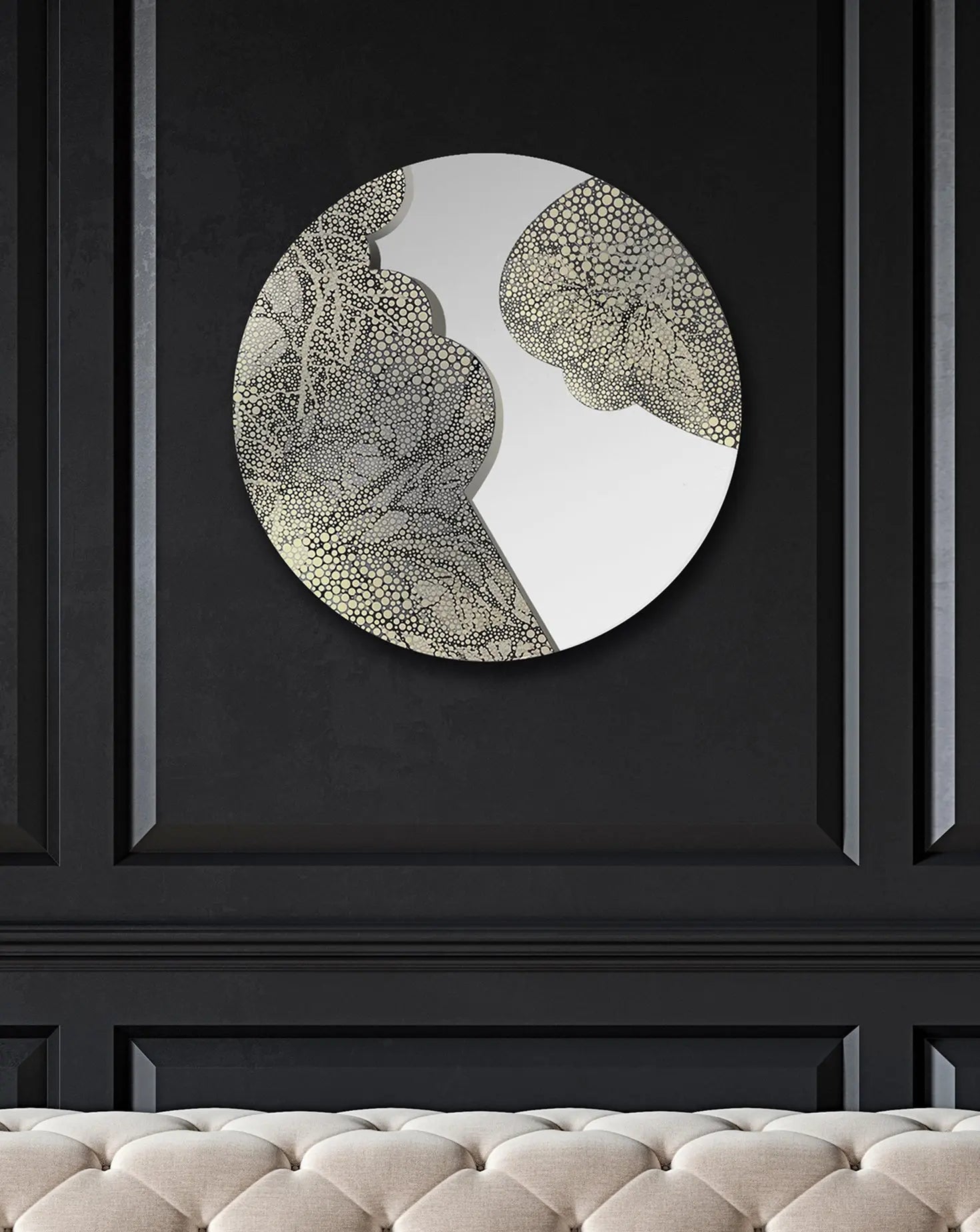 Silhouette Silver Mirror Elizabeth Kent Studio