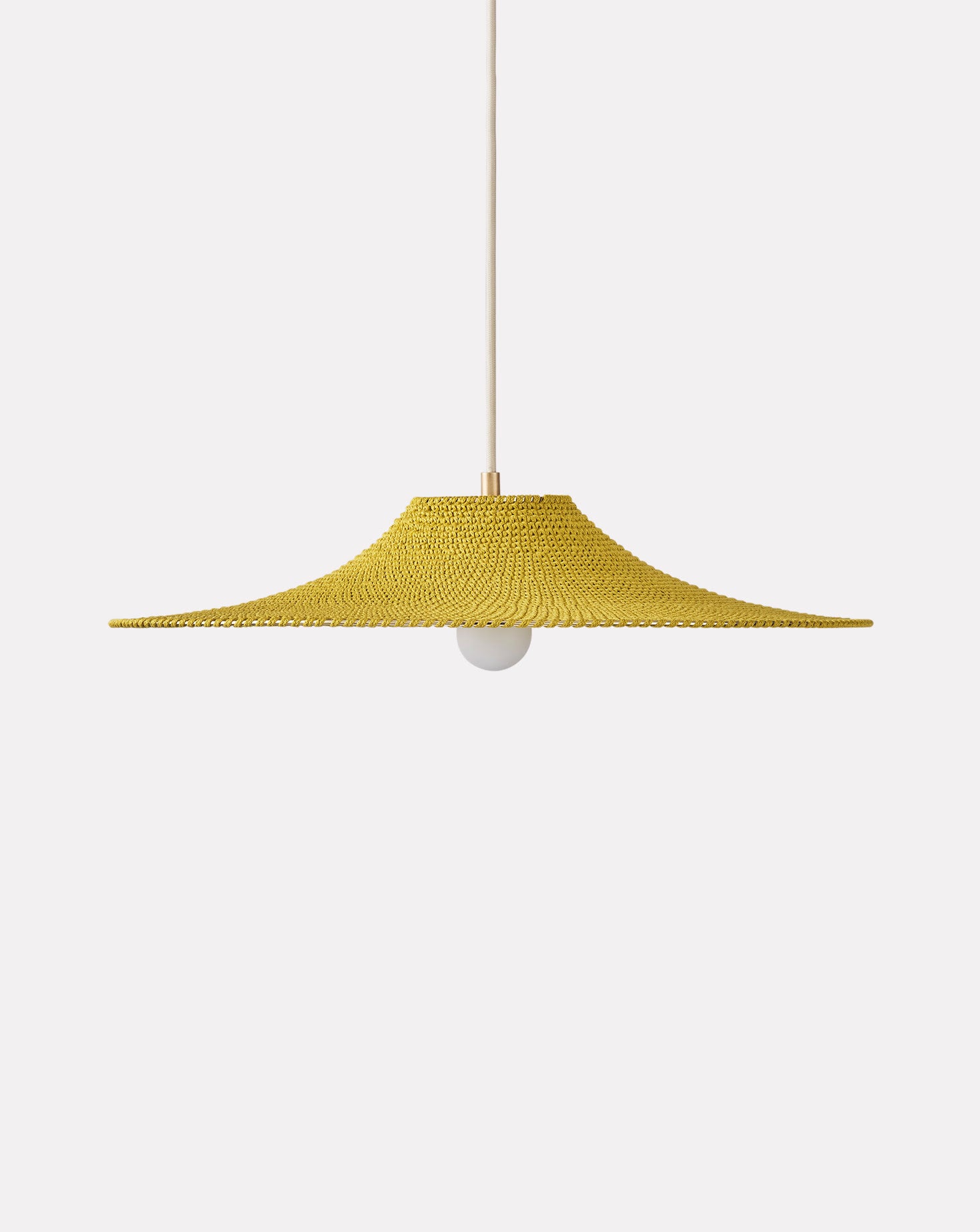 Simple Shade 01 Solid Green Gold Pendant