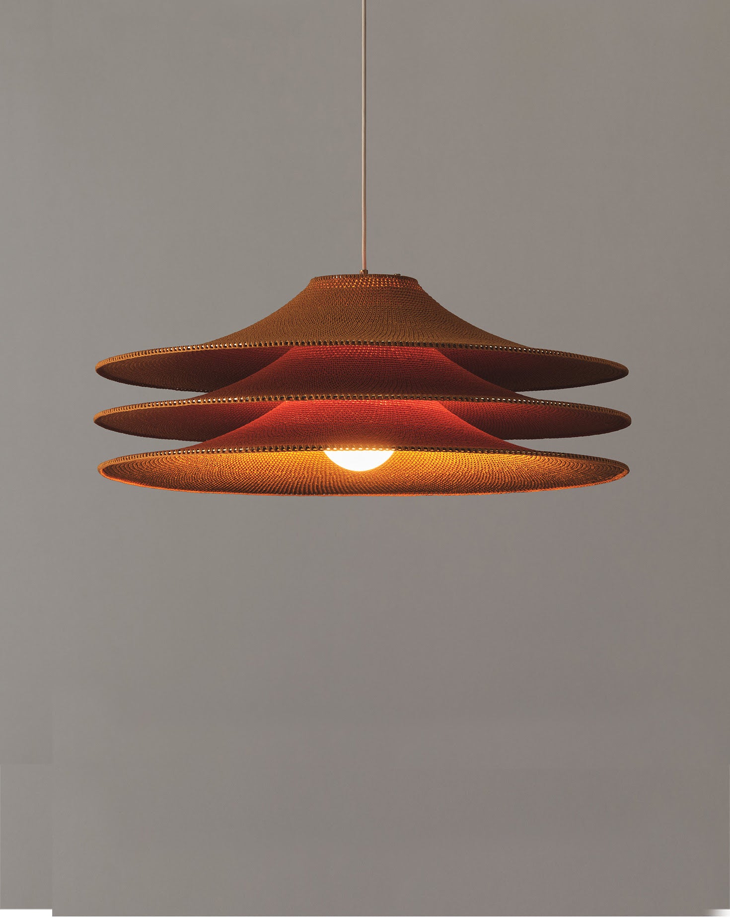 Simple Shade 03 Solid Clementine Pendant