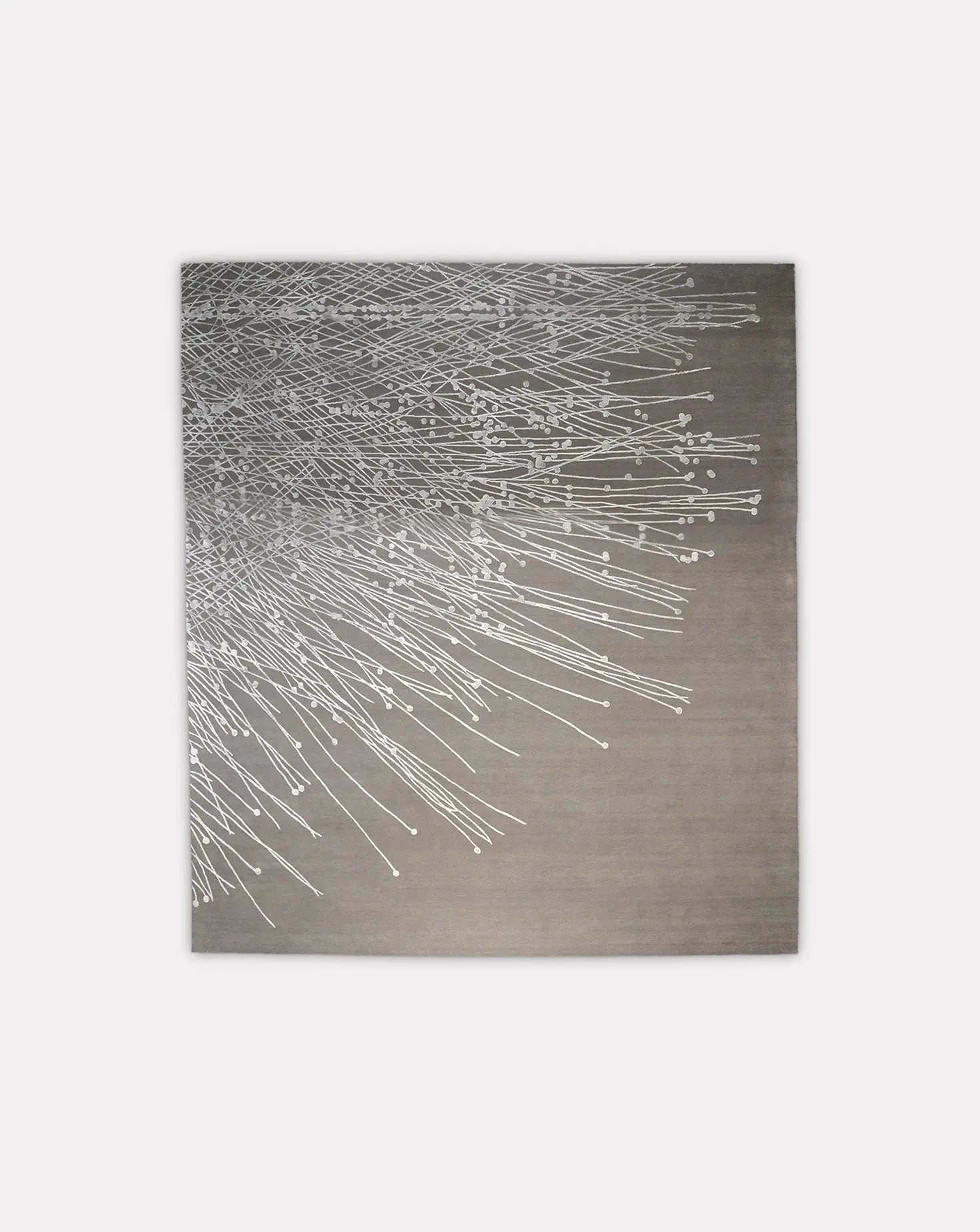 Storm Silk and Wool Rug Sahrai Milano
