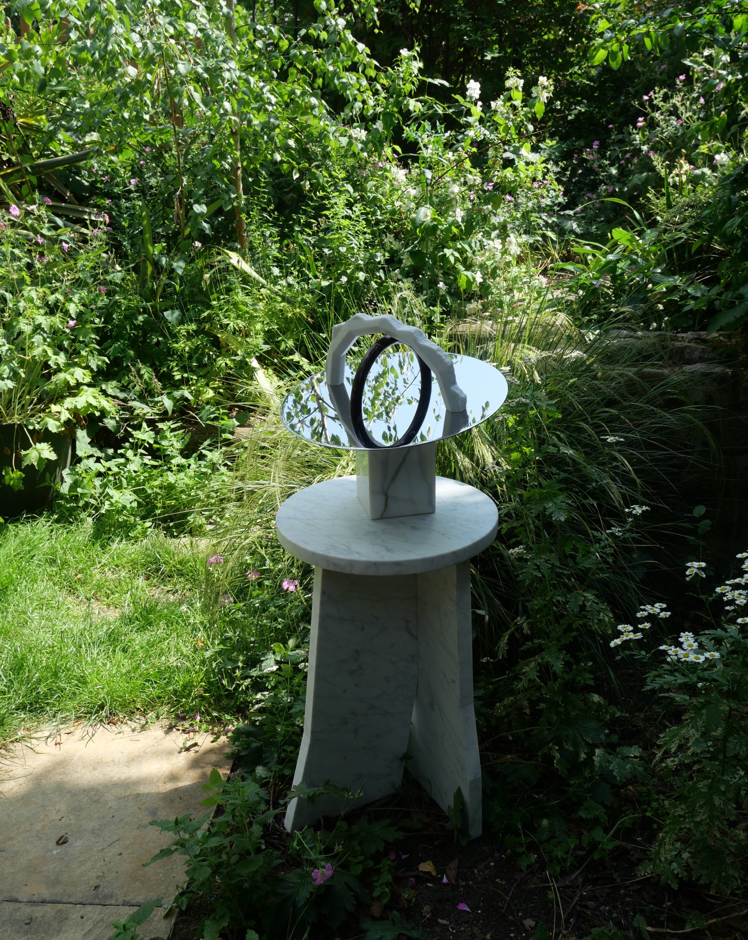 Atom Marble Sculpture