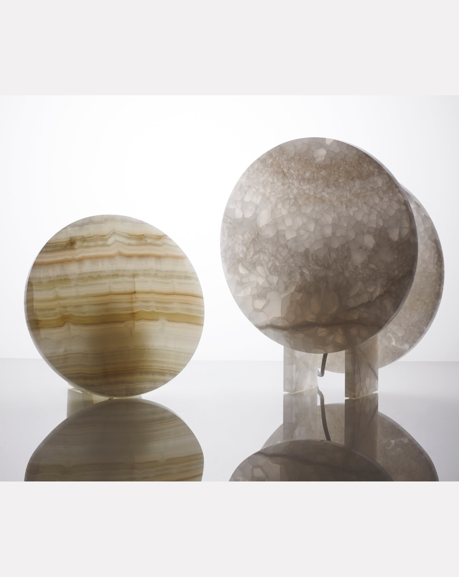 Eclipse Marble Table Lamp