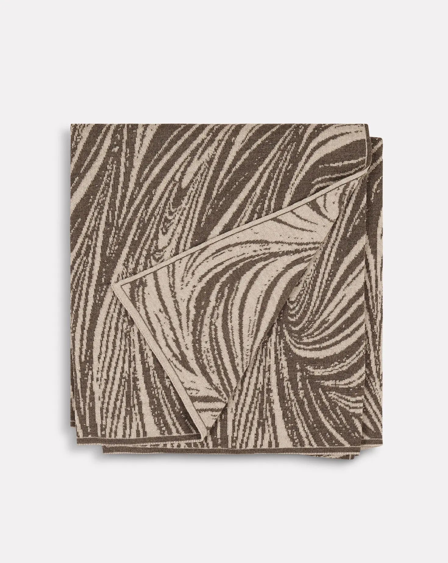 Swirl Concrete Throw Ambar