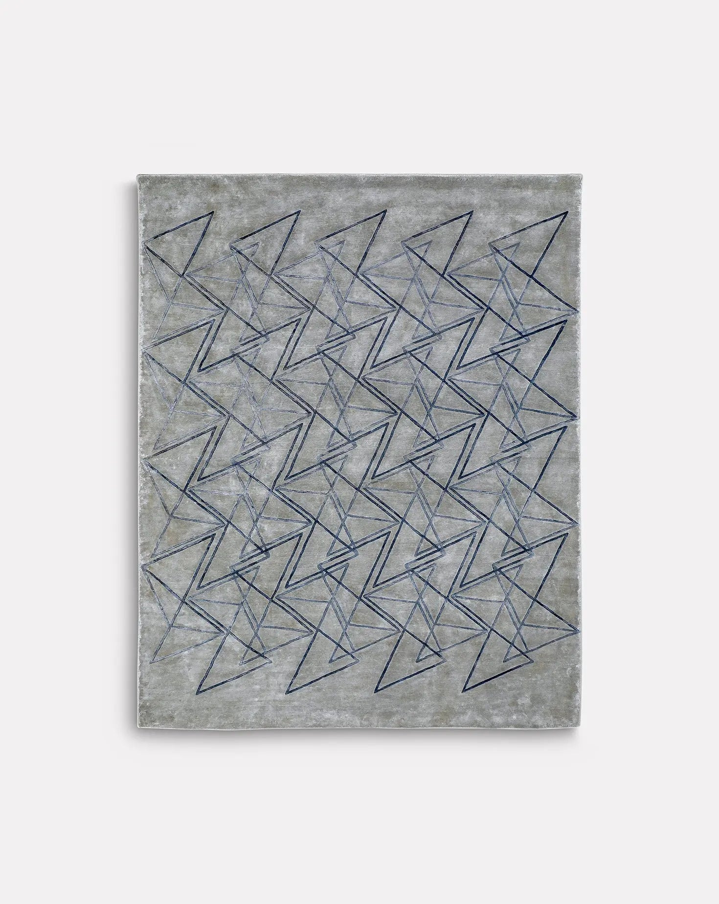 Tangent Grey Blue Rug Hands
