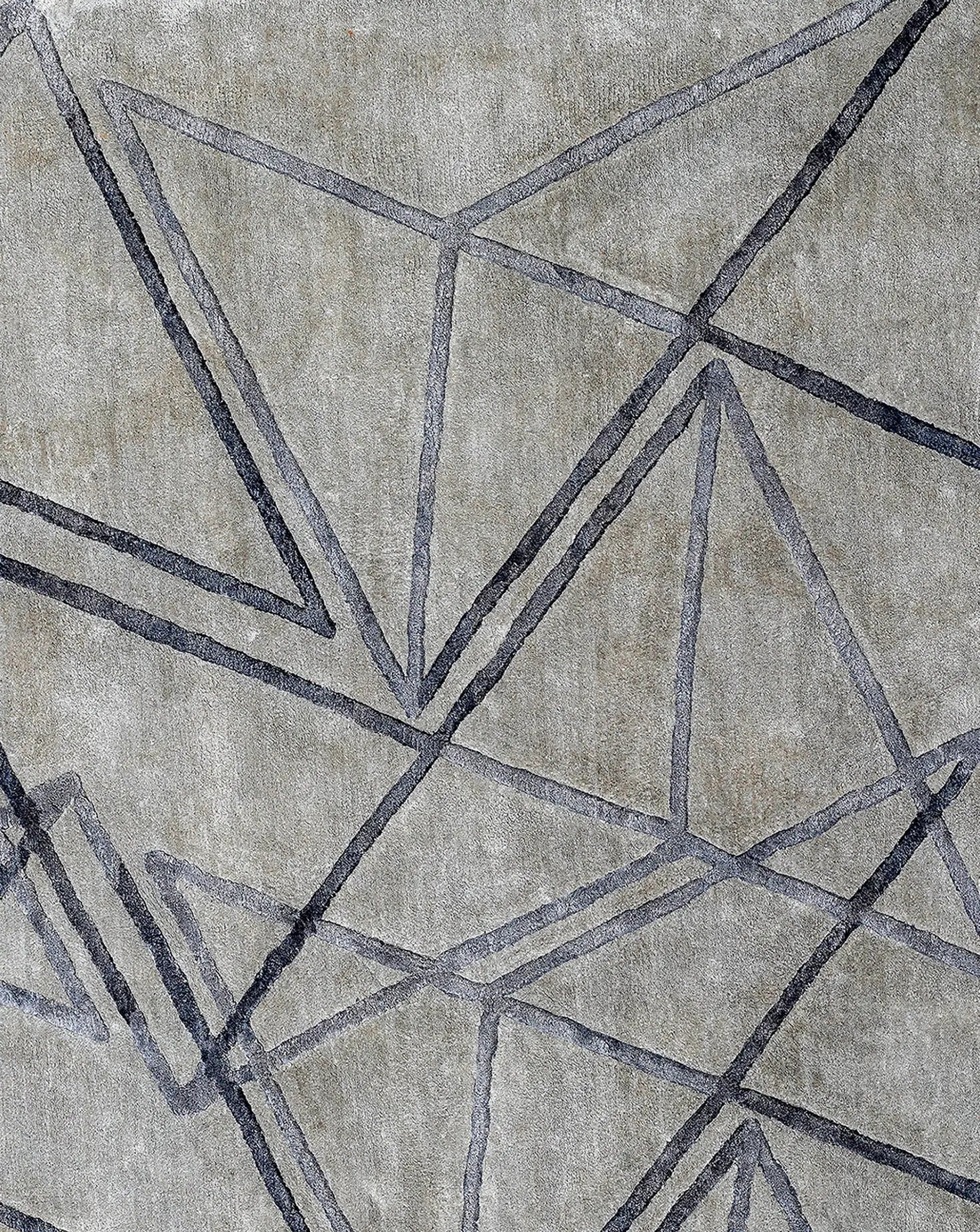 Tangent Grey Blue Rug Hands