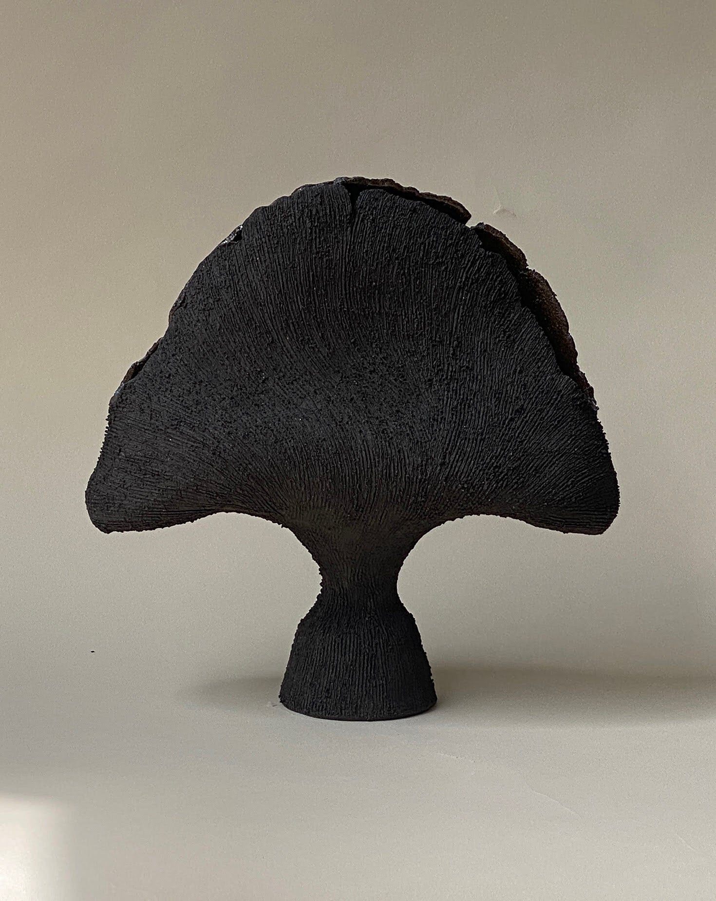 The Gingko Black Sculpture
