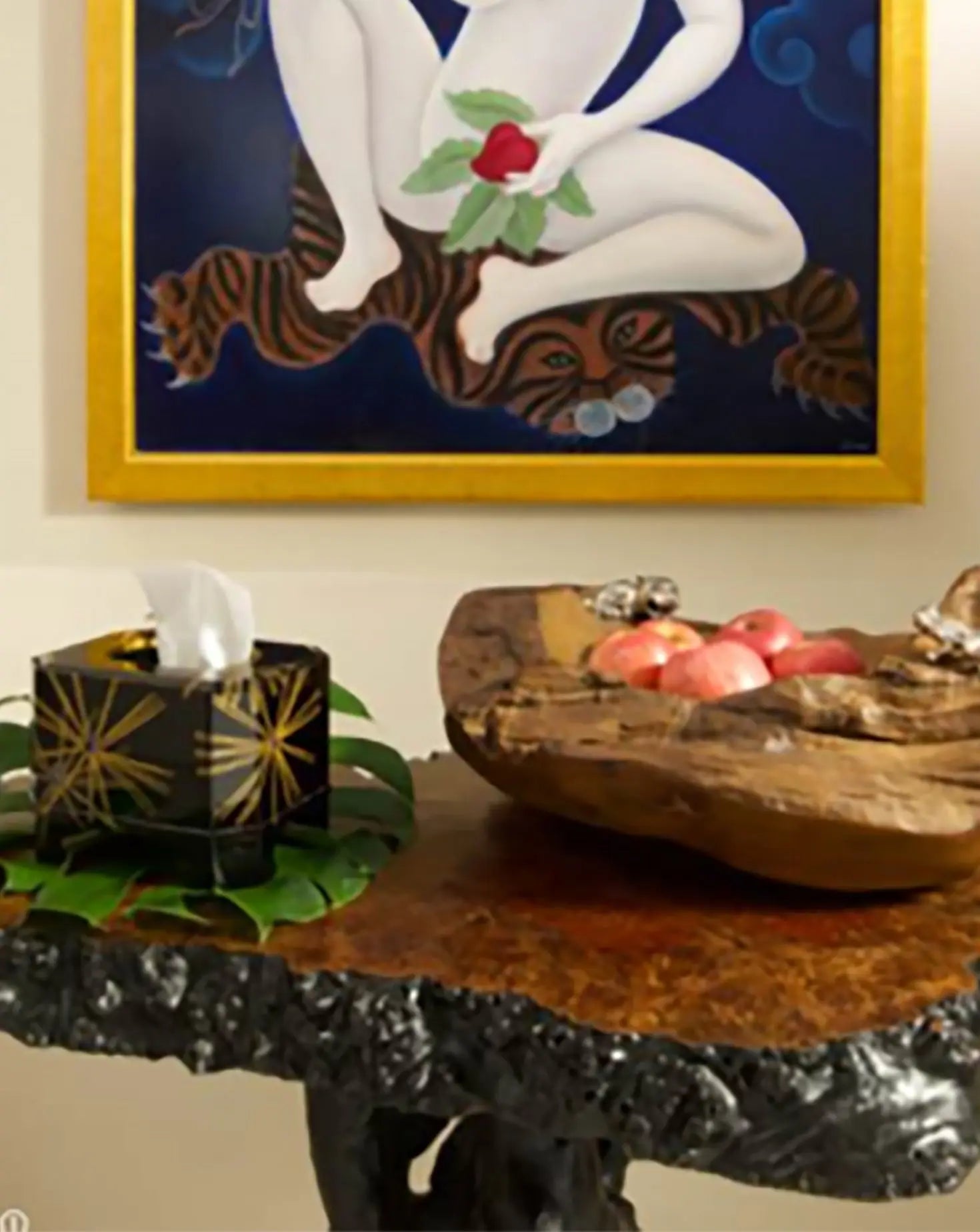 The Reunited Tiger Cub Bowl Lotus Arts de Vivre