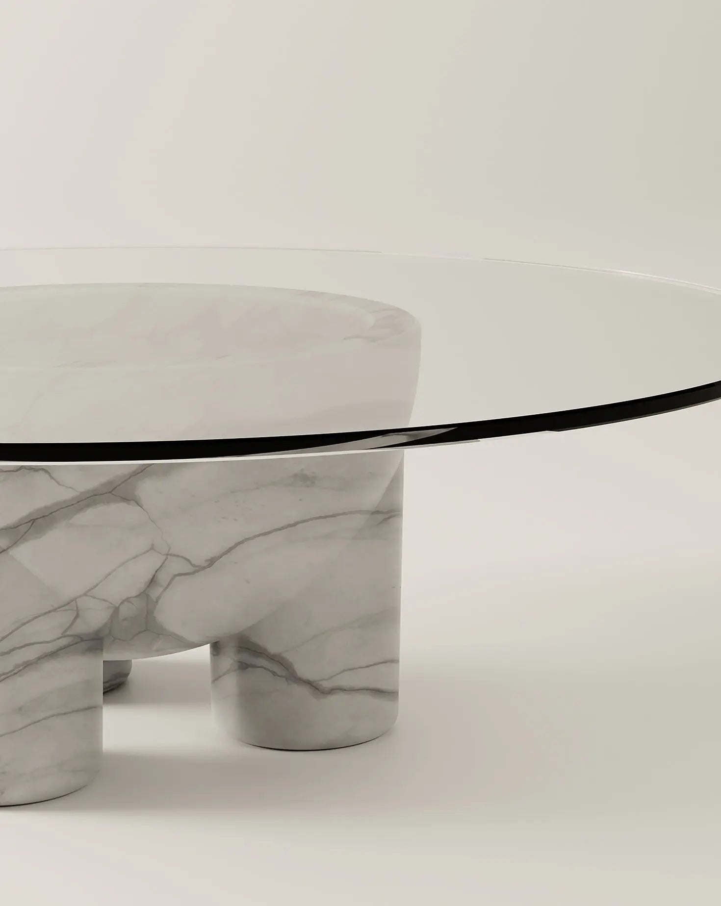 The U Line Arabescato Table Burgio