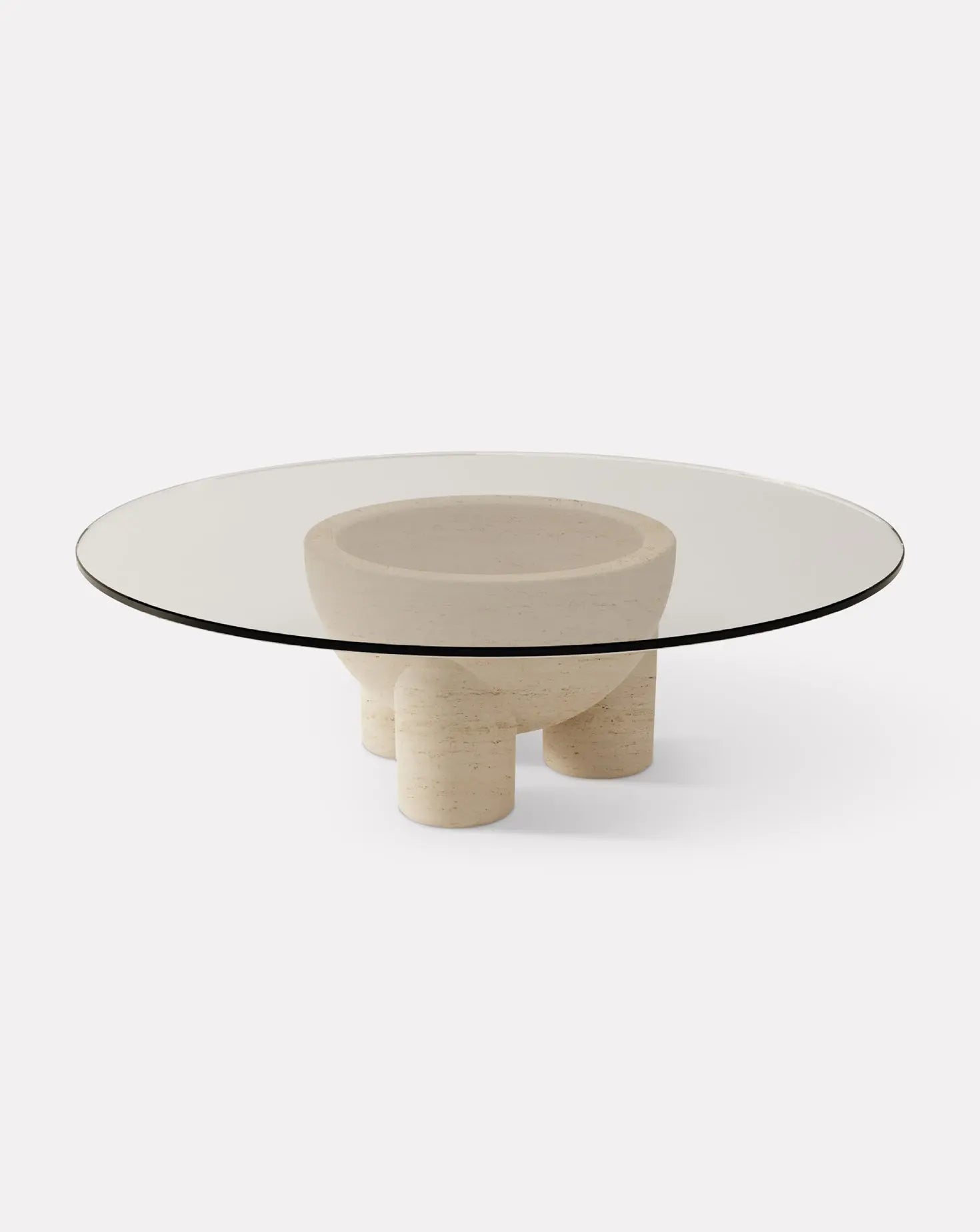 The U Line Travertine Table Burgio