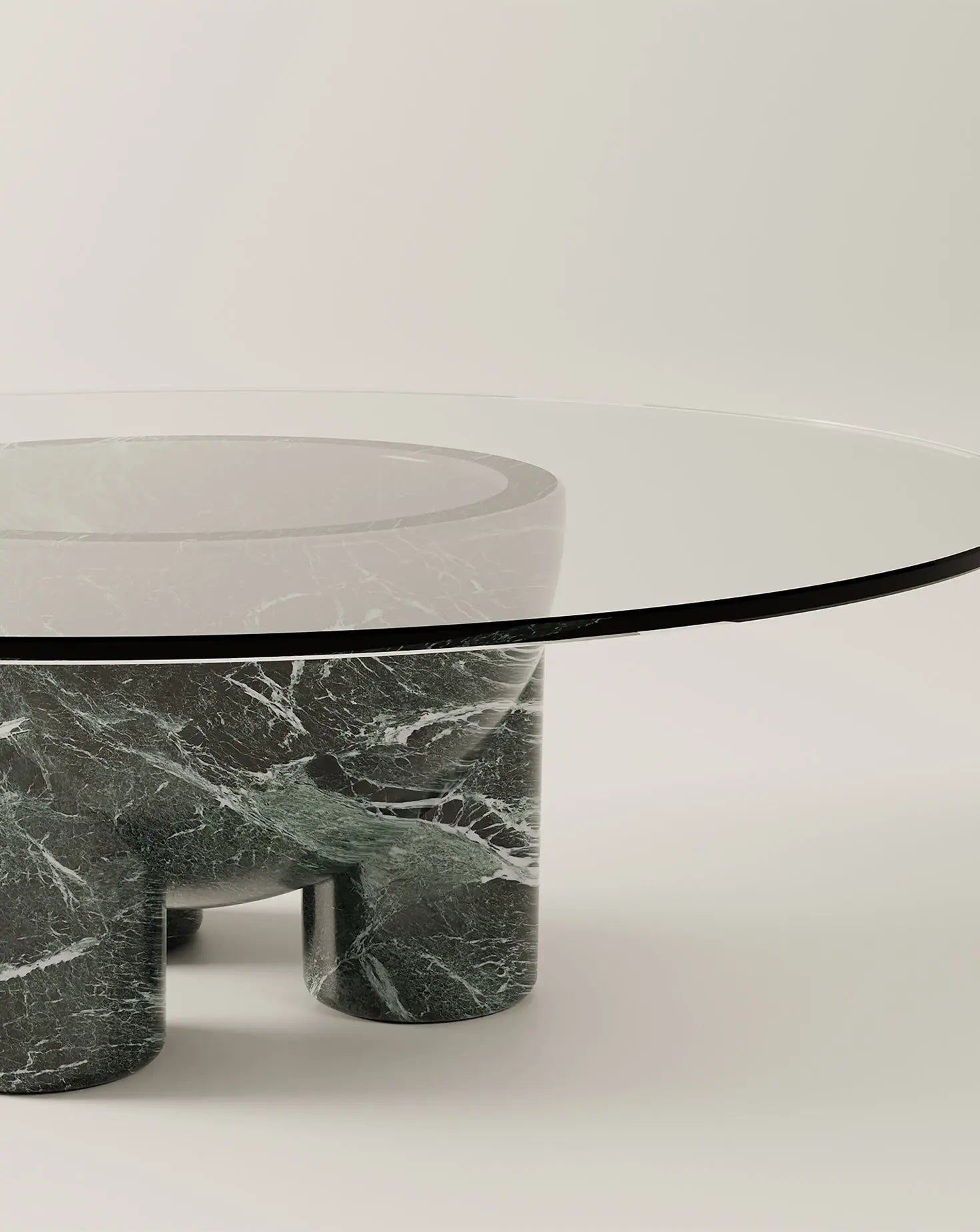 The U Line Verde Alpi Table Burgio