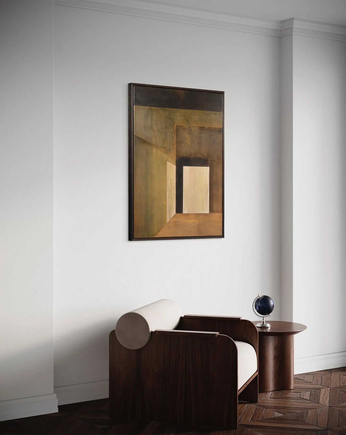 Tofukuji Leather Marquetry Wall Panel Marrikur Studio