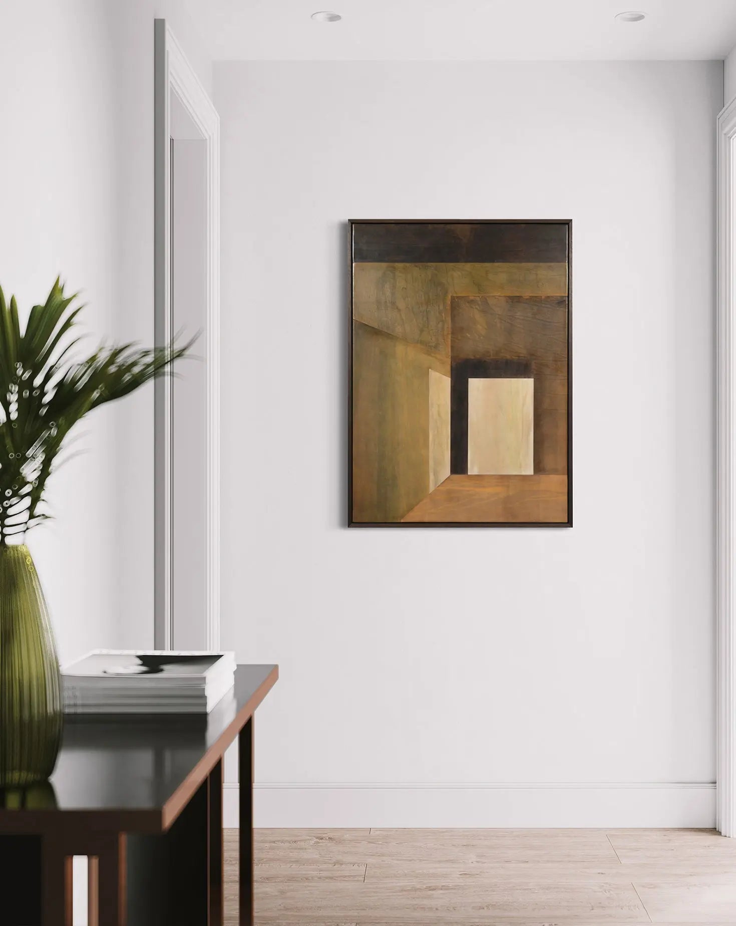 Tofukuji Leather Marquetry Wall Panel Marrikur Studio