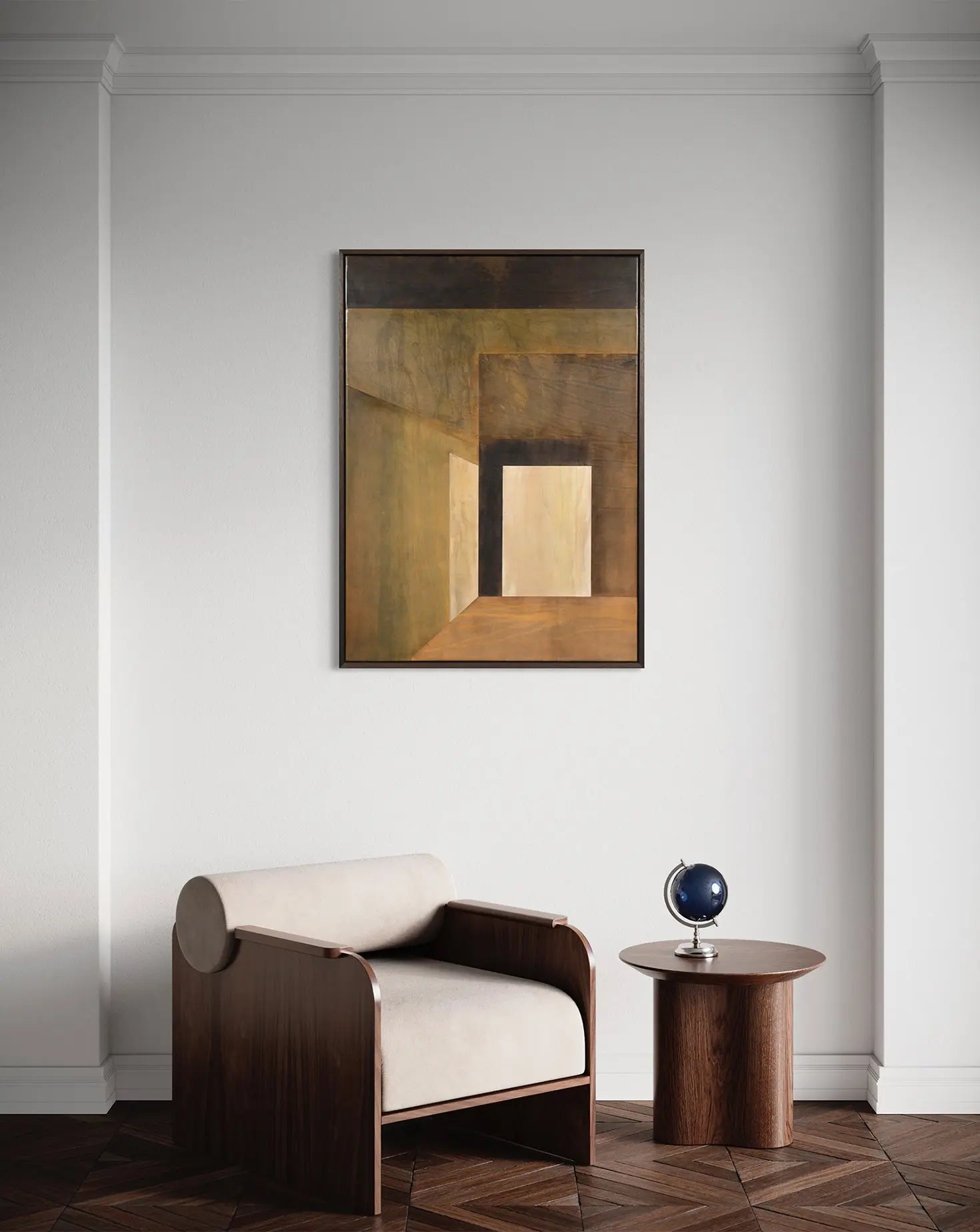 Tofukuji Leather Marquetry Wall Panel Marrikur Studio