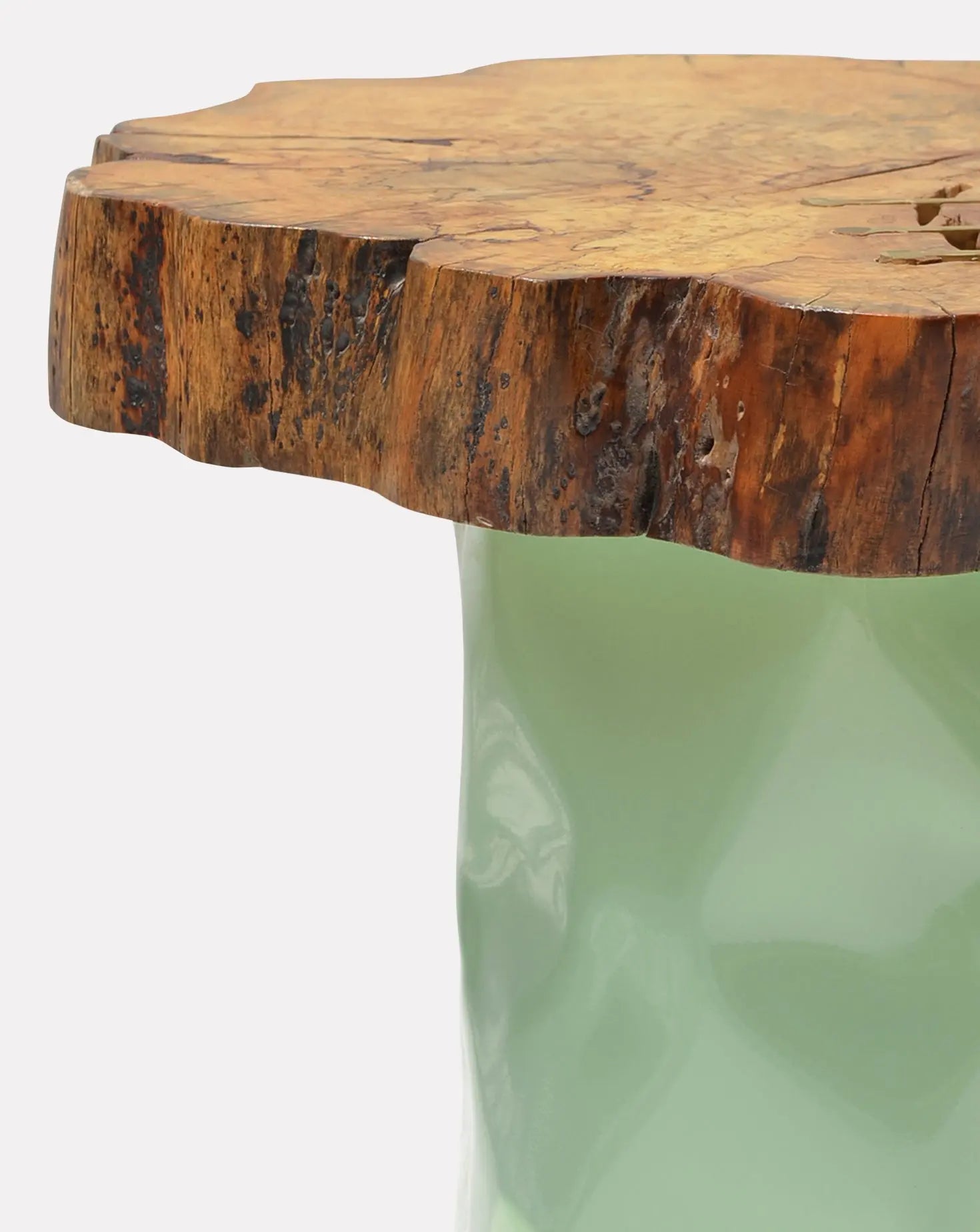 Tronco Pistachio Side Table Nitush - Aroosh