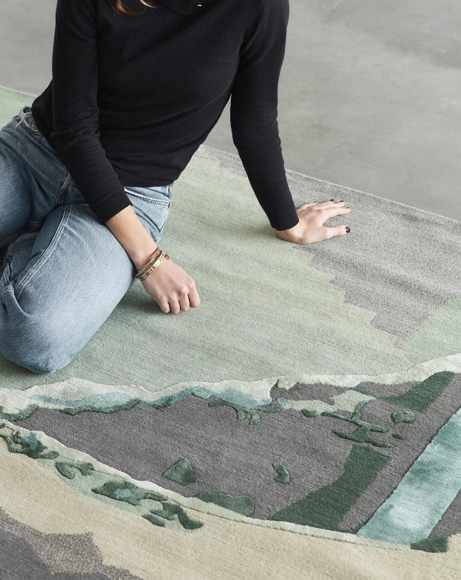 Ujala Baoli Rug Shalini Misra Design