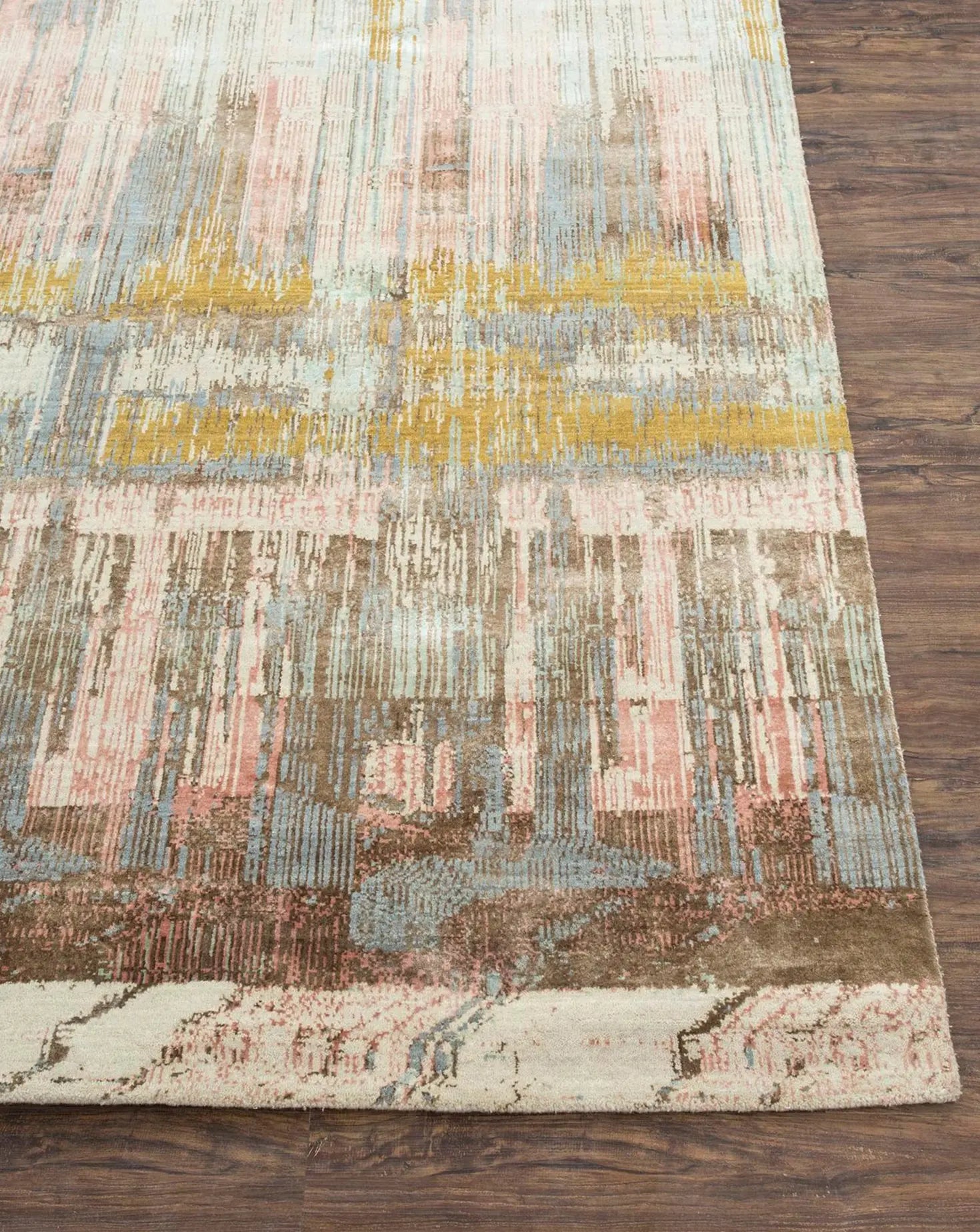 Unstring By Kavi Wool and Bamboo Silk Rug Jaipur Rugs