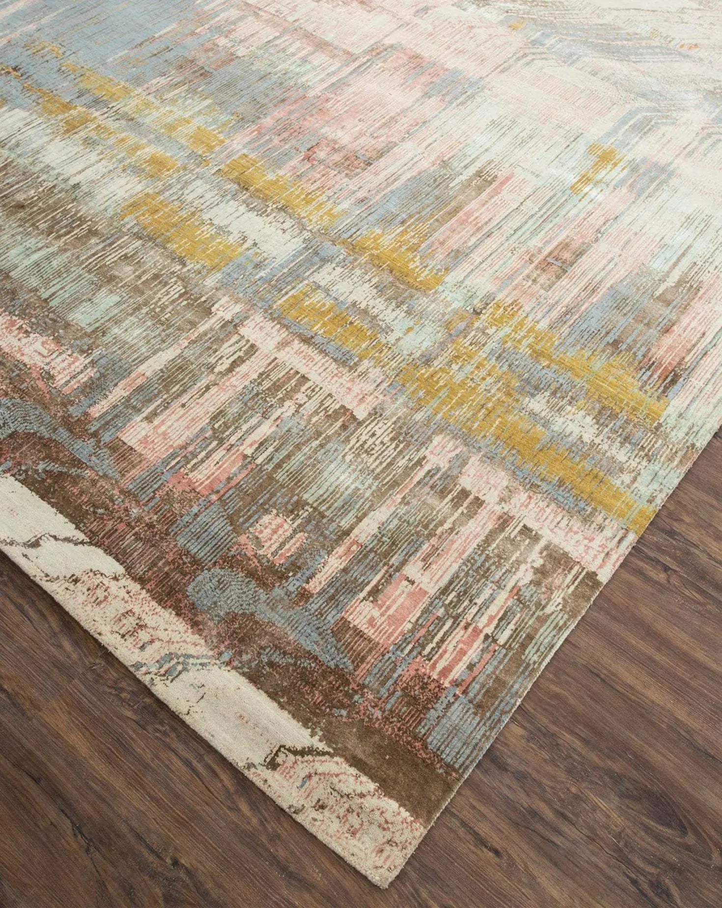 Unstring By Kavi Wool and Bamboo Silk Rug Jaipur Rugs