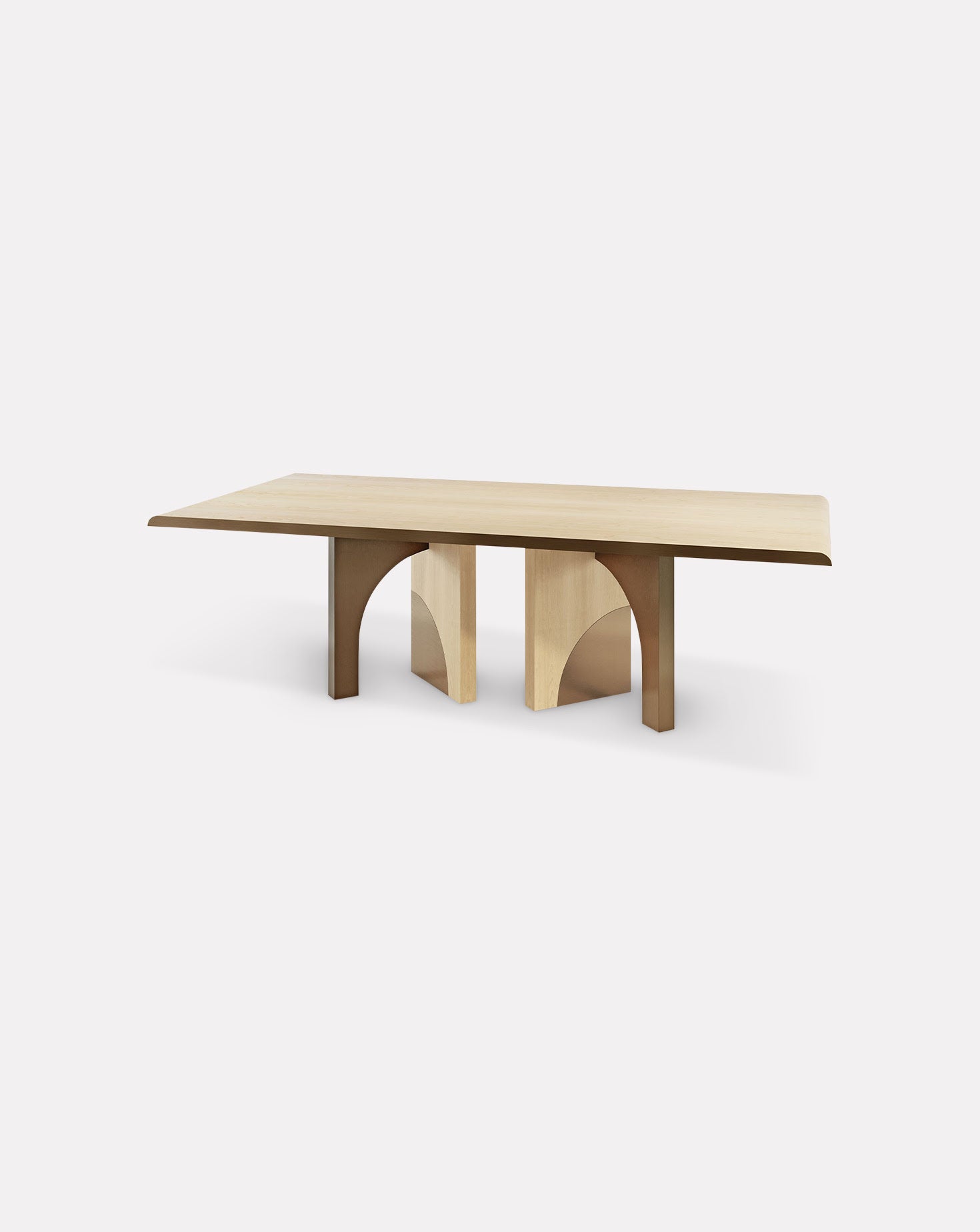 Utopia Sycamore Wood Dining Table
