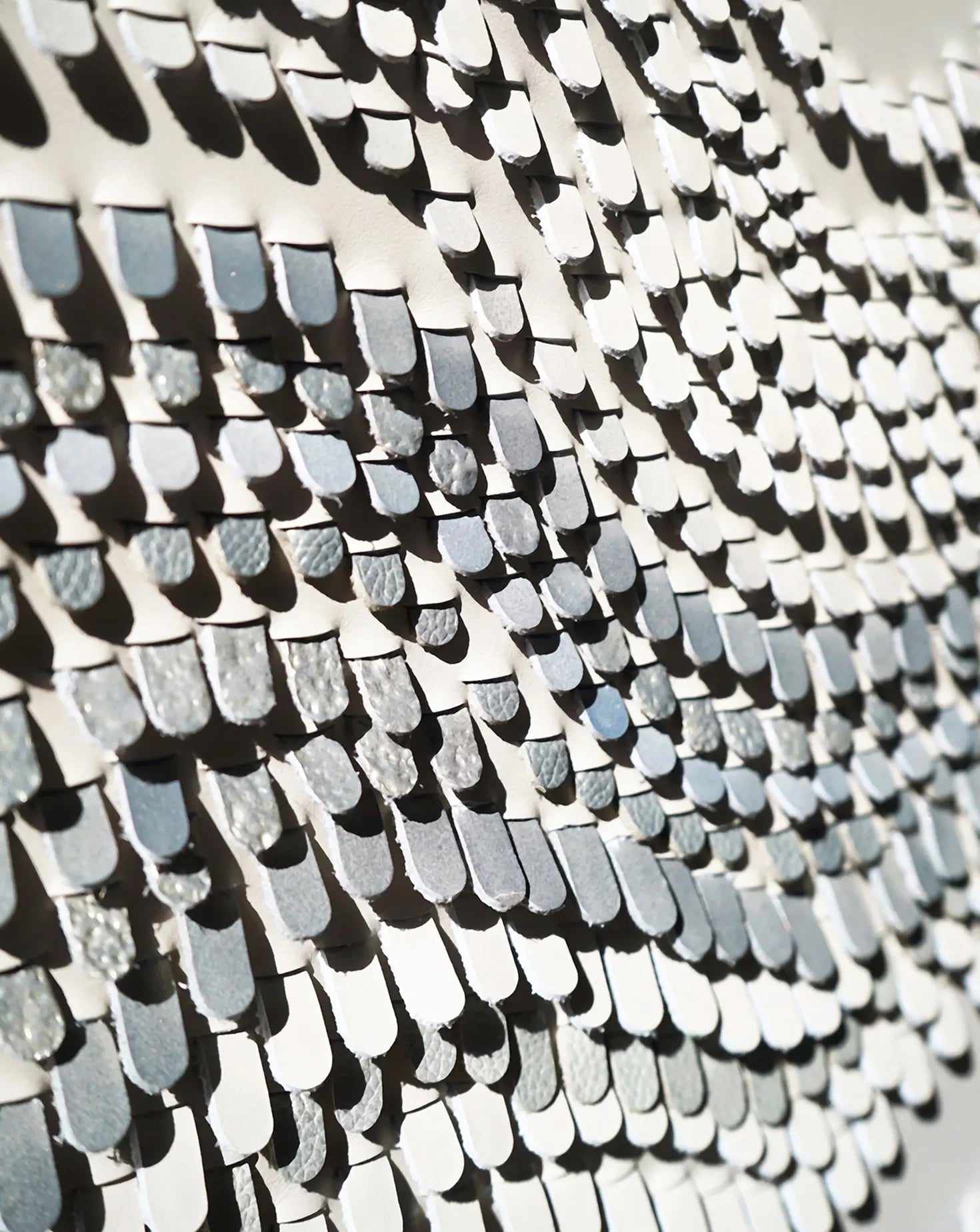 Wave Off White with Silver Wall Art Louise Heighes