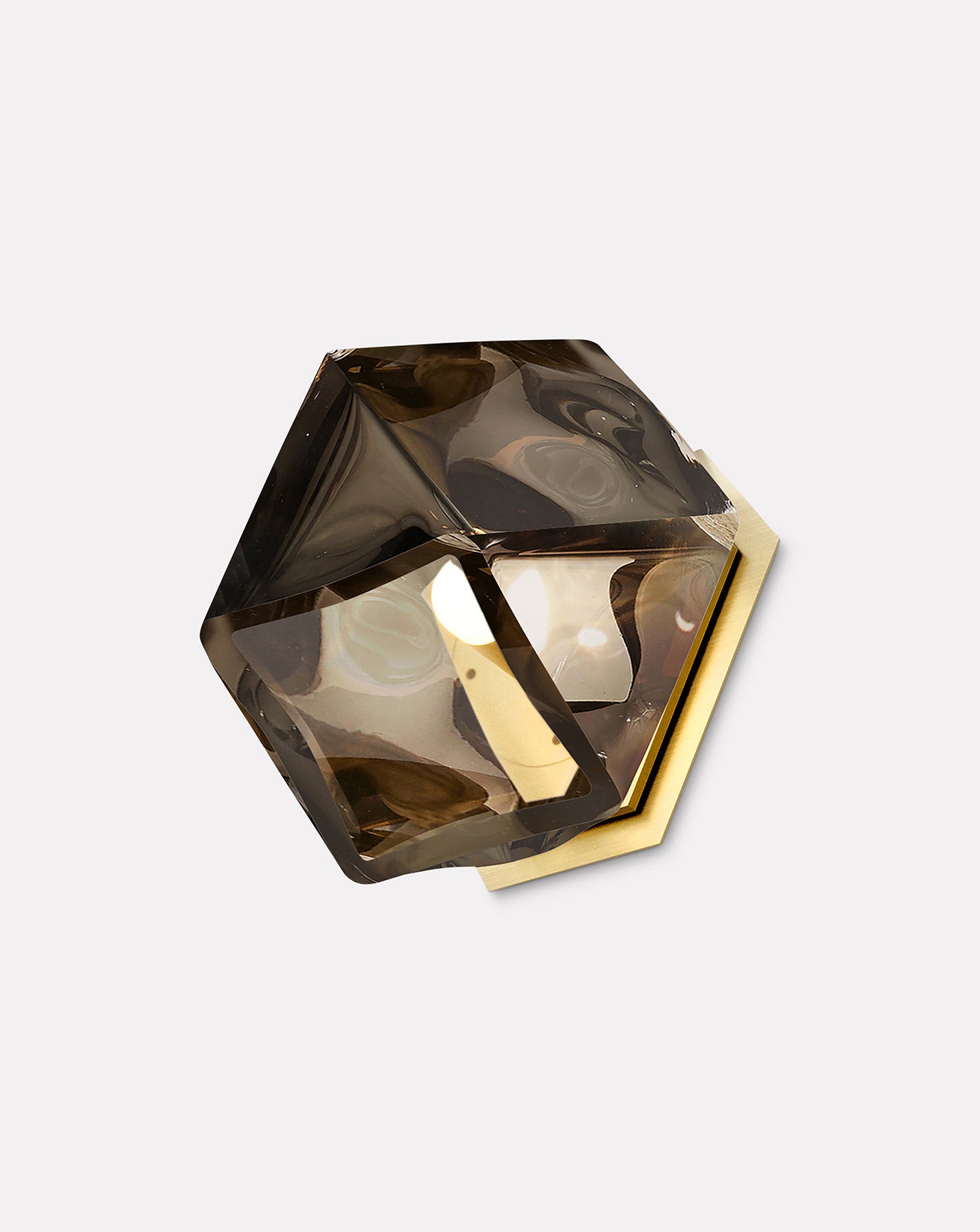 Welles Smoked Glass Wall Sconce