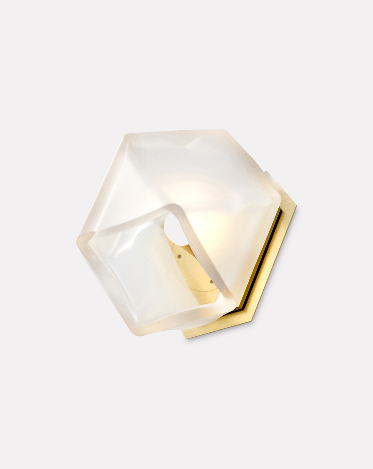 Welles White Glass Wall Sconce