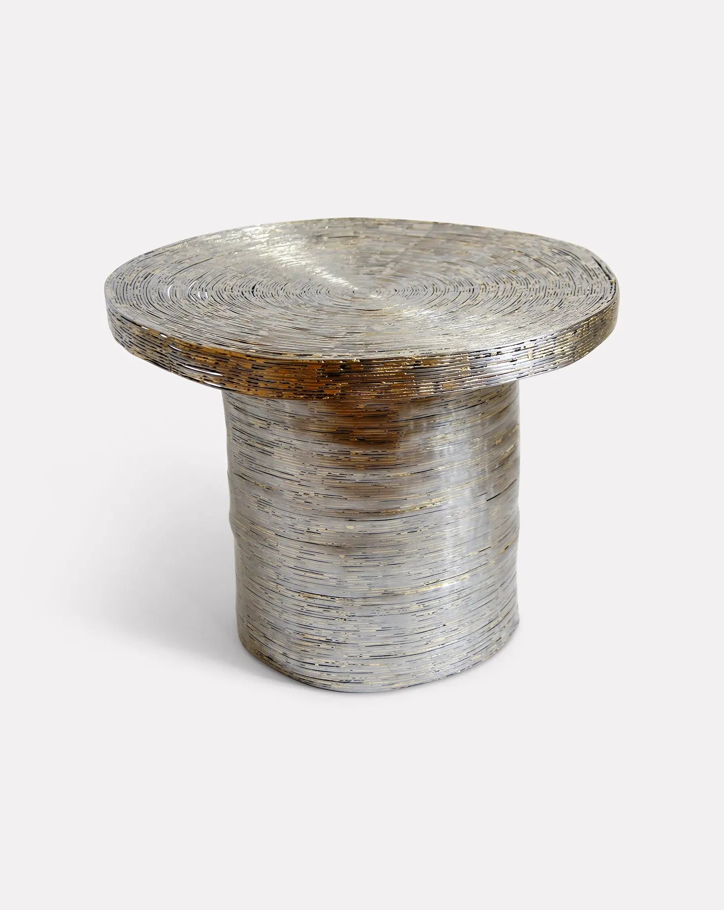 Wrap Silver Side Table Johannes Hemann